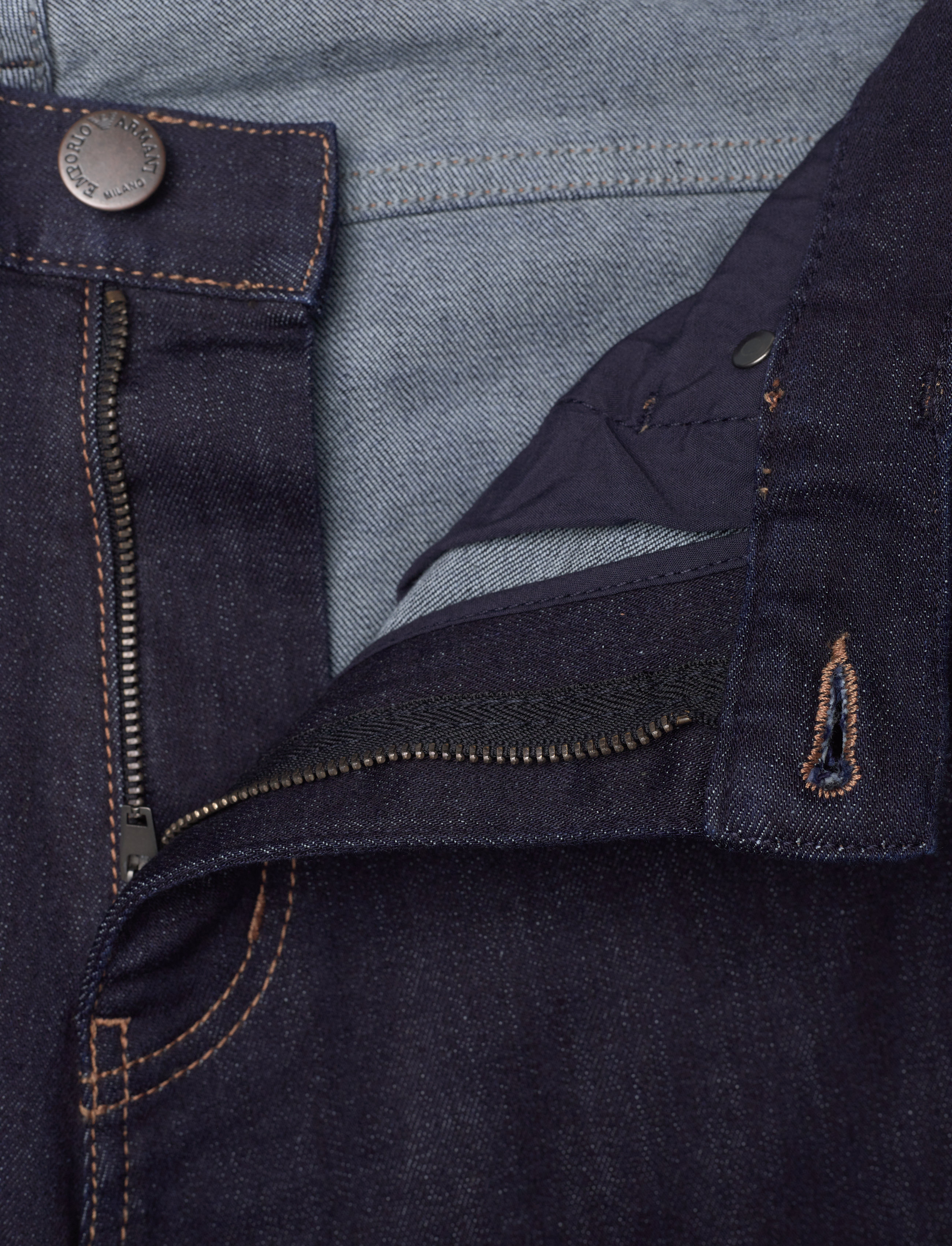 Emporio Armani - JEANS - denim blu - 3