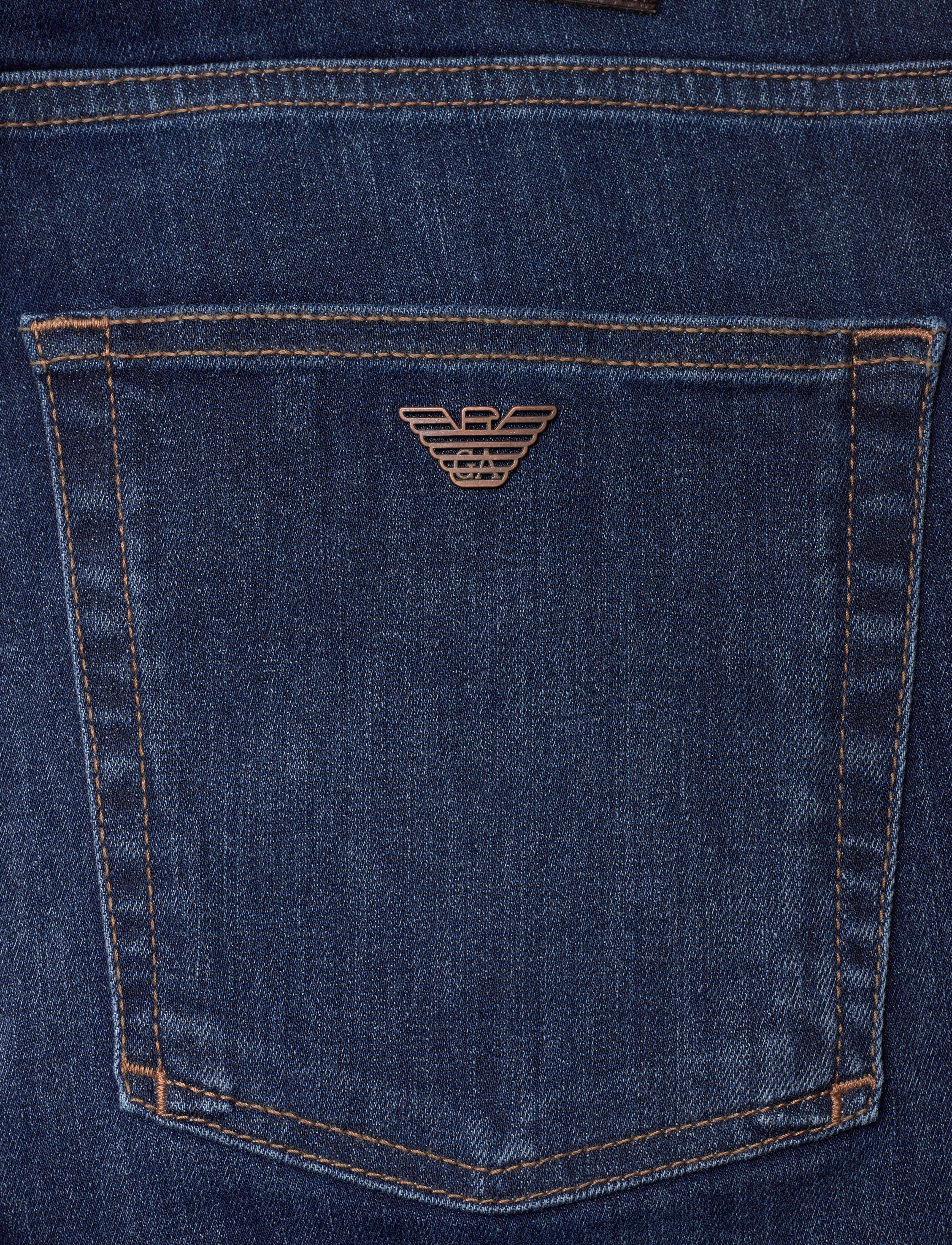 Emporio Armani - JEANS - denim blu md - 4
