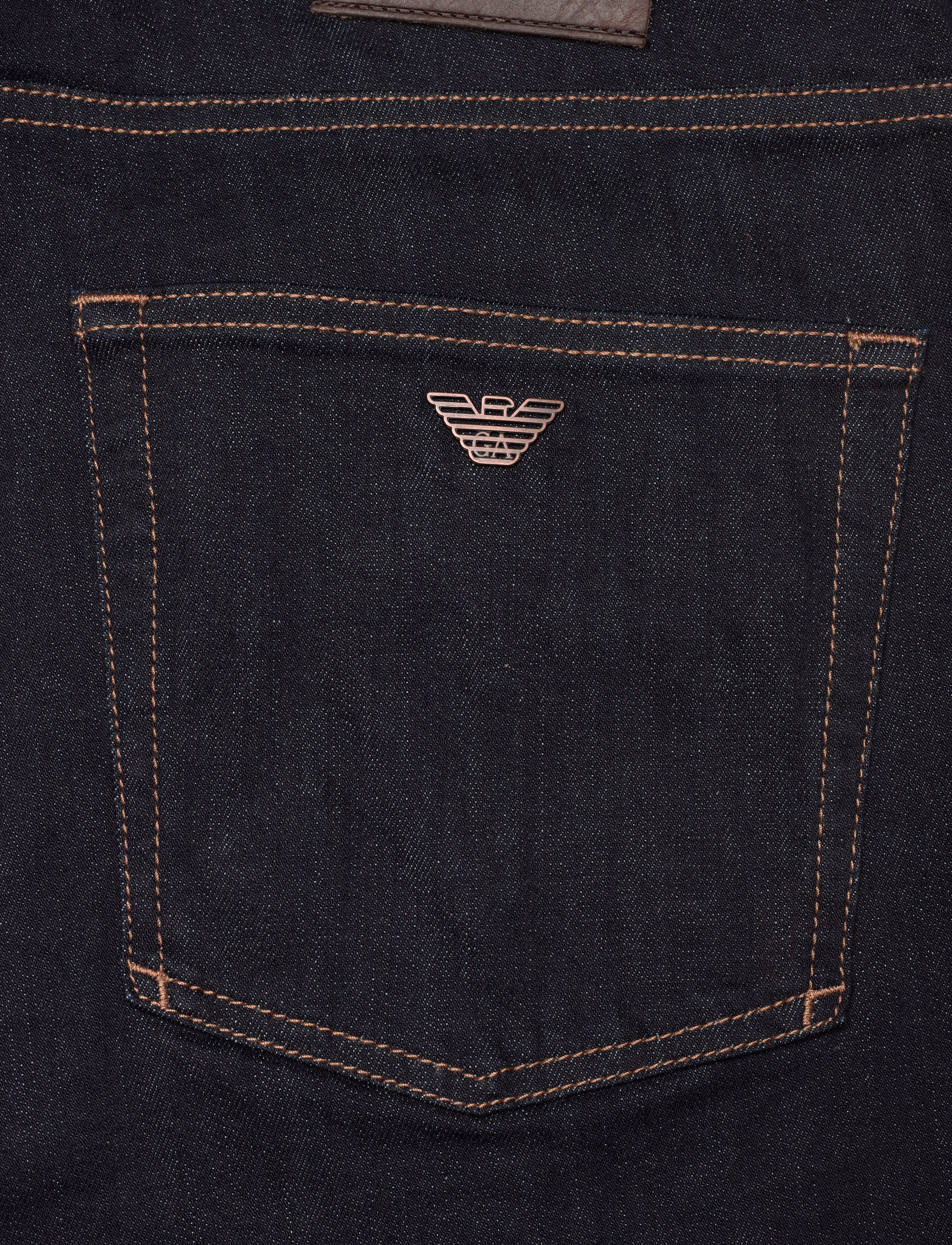 Emporio Armani - 5 POCKETS PANT - denim blu - 4
