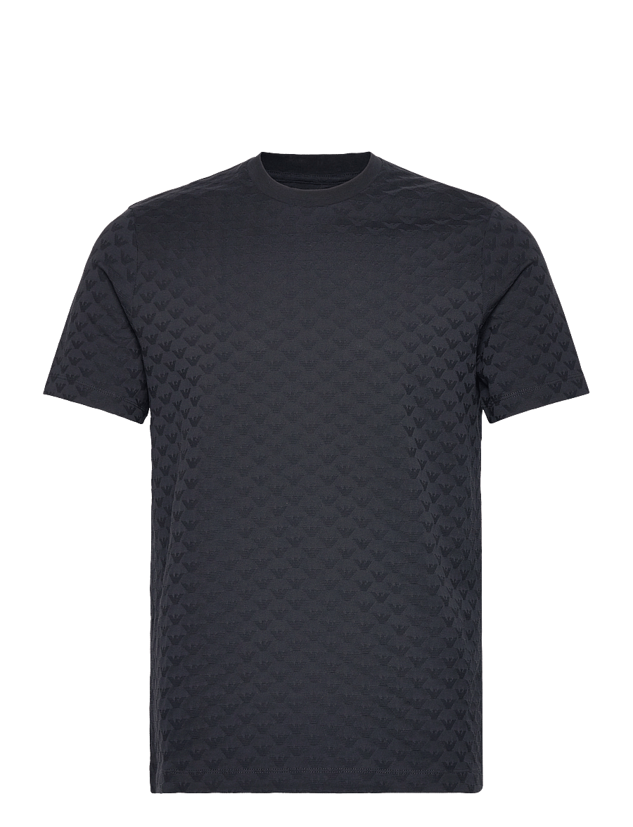 Emporio Armani - T-SHIRT - kortärmade t-shirts - blu navy - 0