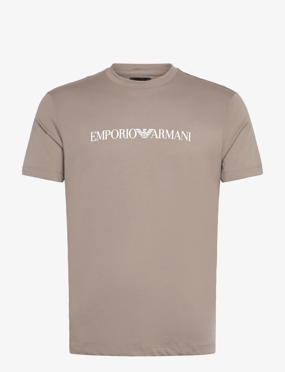 Emporio Armani - T-SHIRT - kortærmede t-shirts - roasted cashew logo - 0
