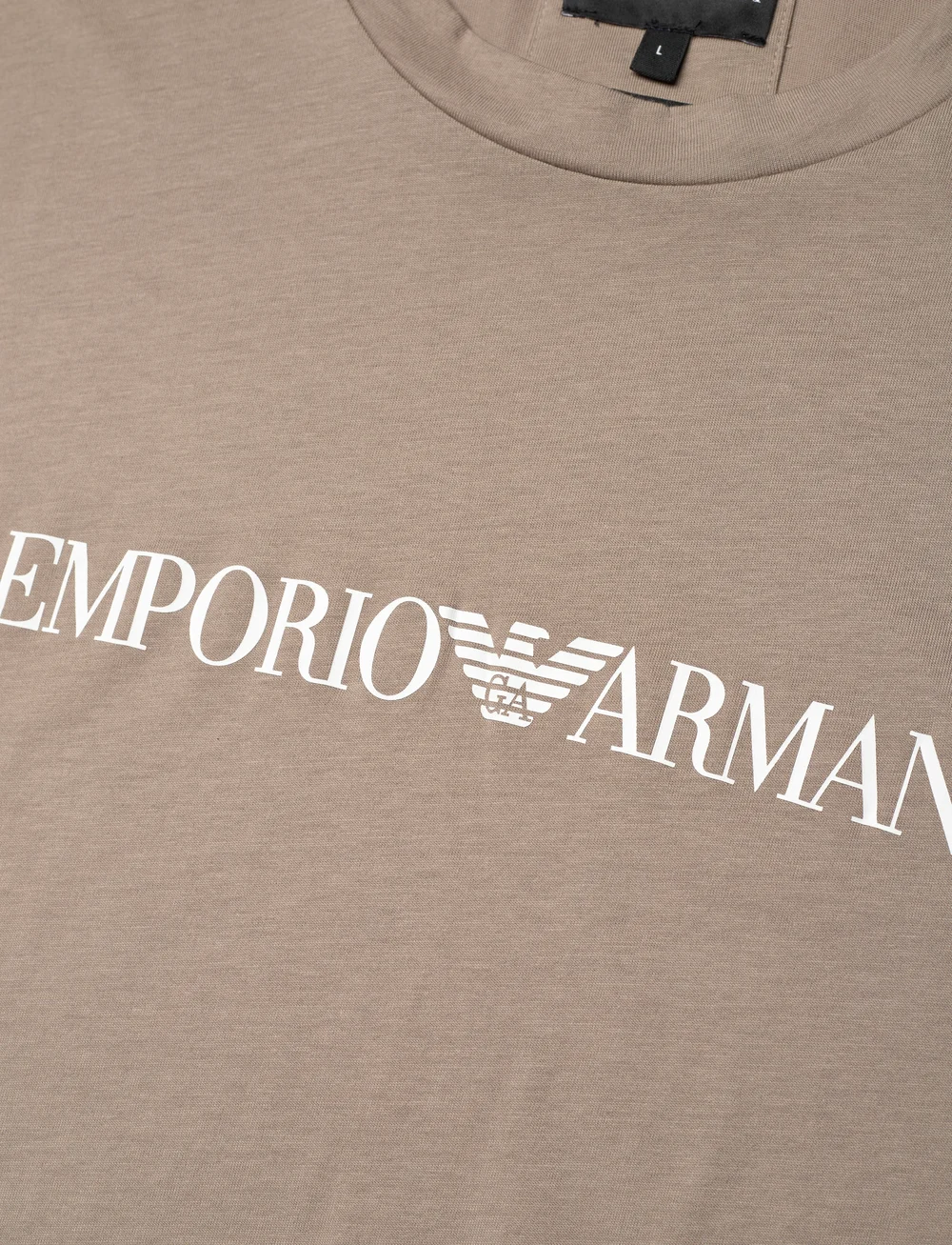 Emporio Armani - T-SHIRT - kortærmede t-shirts - roasted cashew logo - 2
