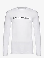 Emporio Armani - T-SHIRT - langermede t-skjorter - bianco o.logo - 0