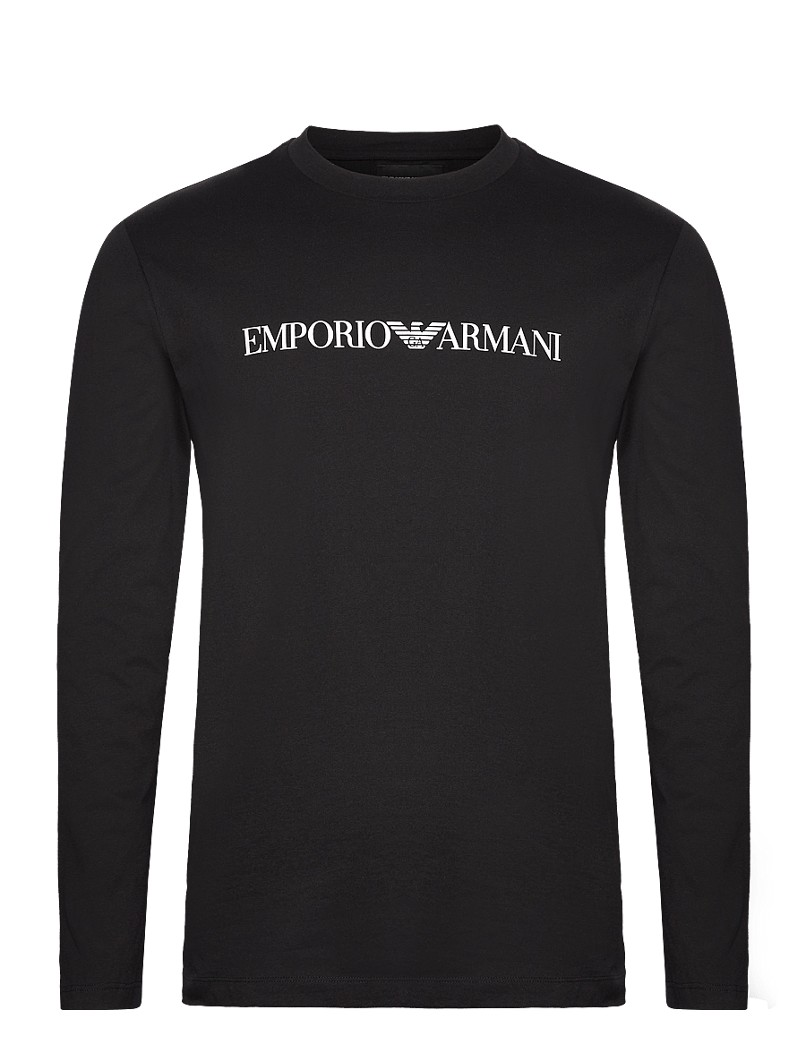 Emporio Armani - T-SHIRT - nero logo - 0