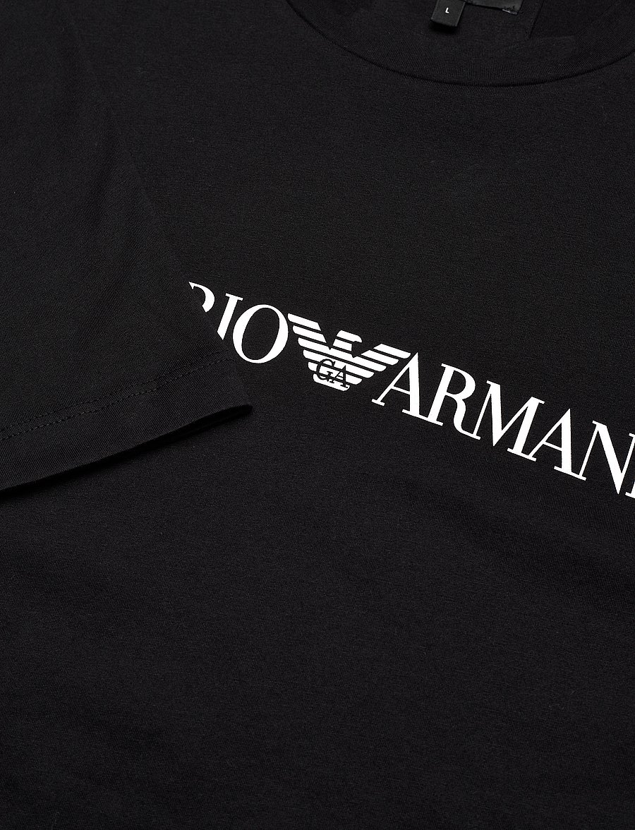 Emporio Armani - T-SHIRT - nero logo - 2