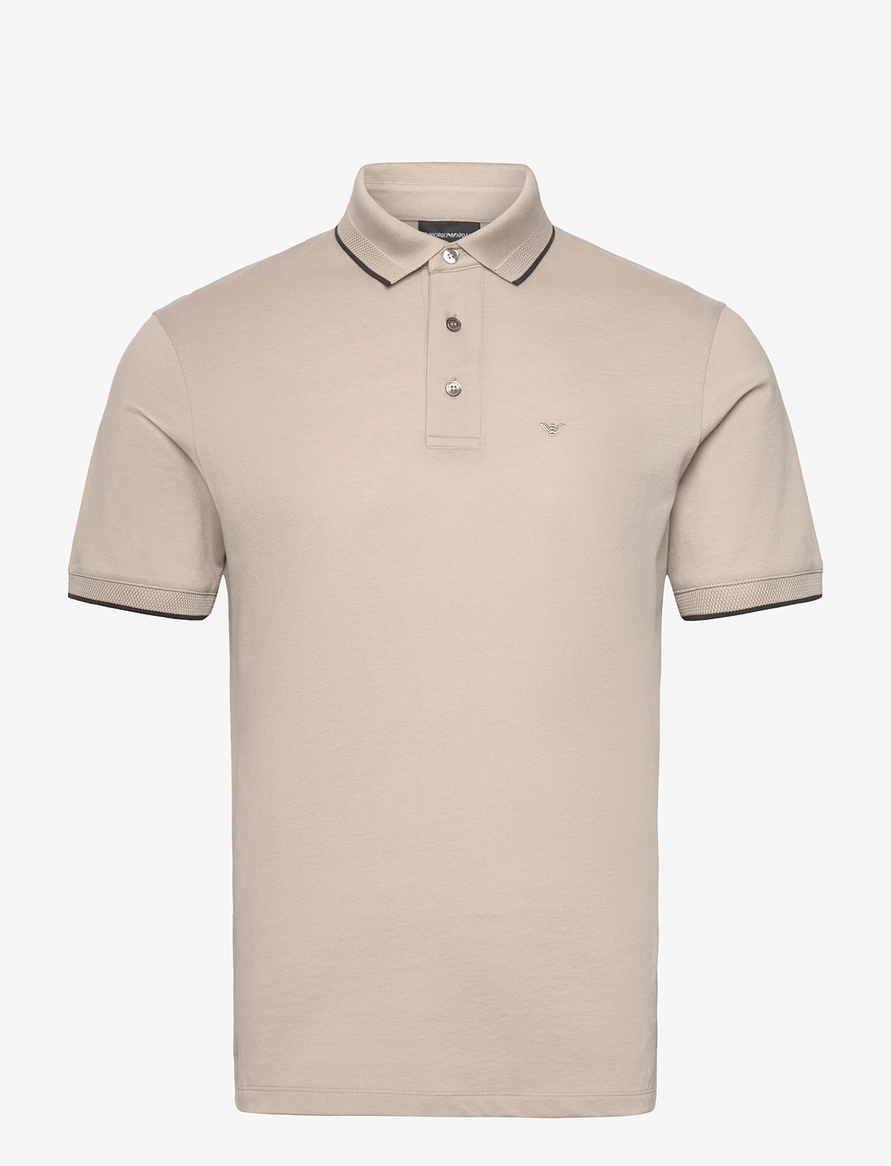 Emporio Armani - POLO SHIRT - short-sleeved polos - silver lining - 0