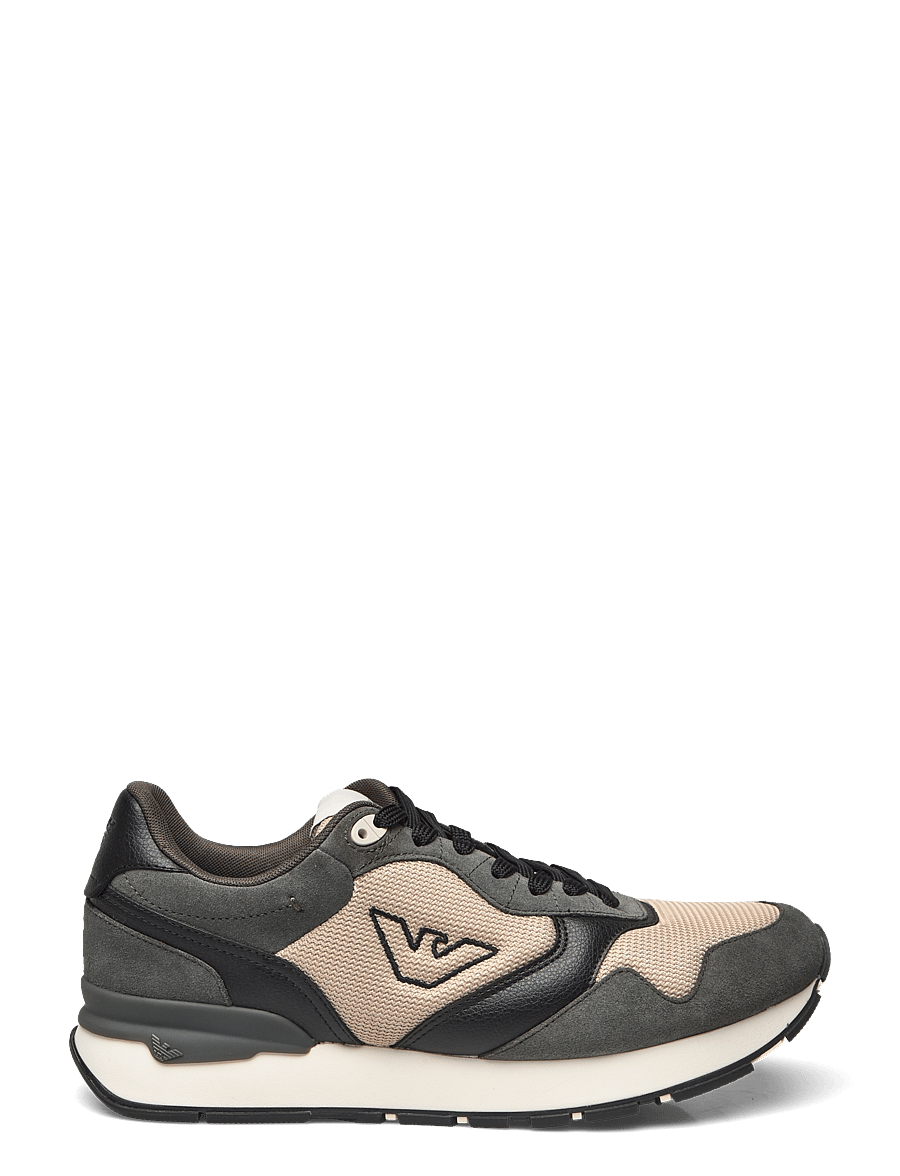 Emporio Armani - SNEAKER - dk green+ivory+blk - 1