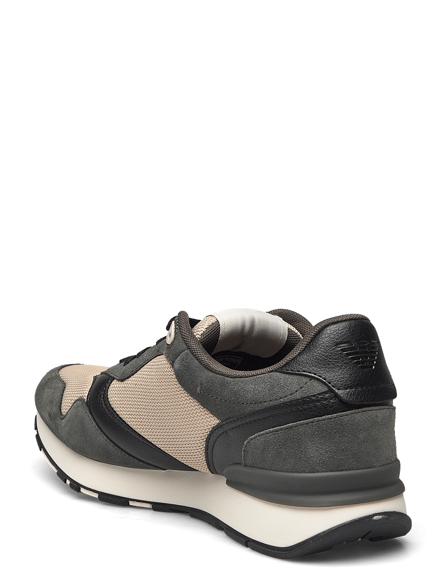 Emporio Armani - SNEAKER - dk green+ivory+blk - 2