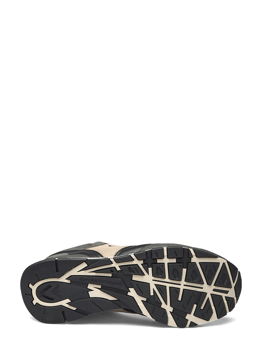 Emporio Armani - SNEAKER - dk green+ivory+blk - 4