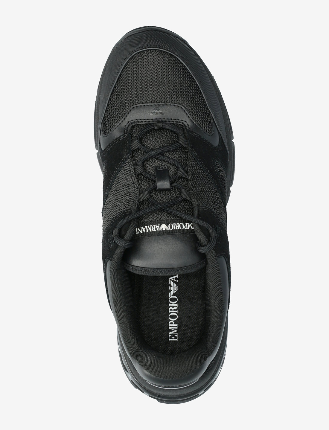 Armani sales sneakers zwart