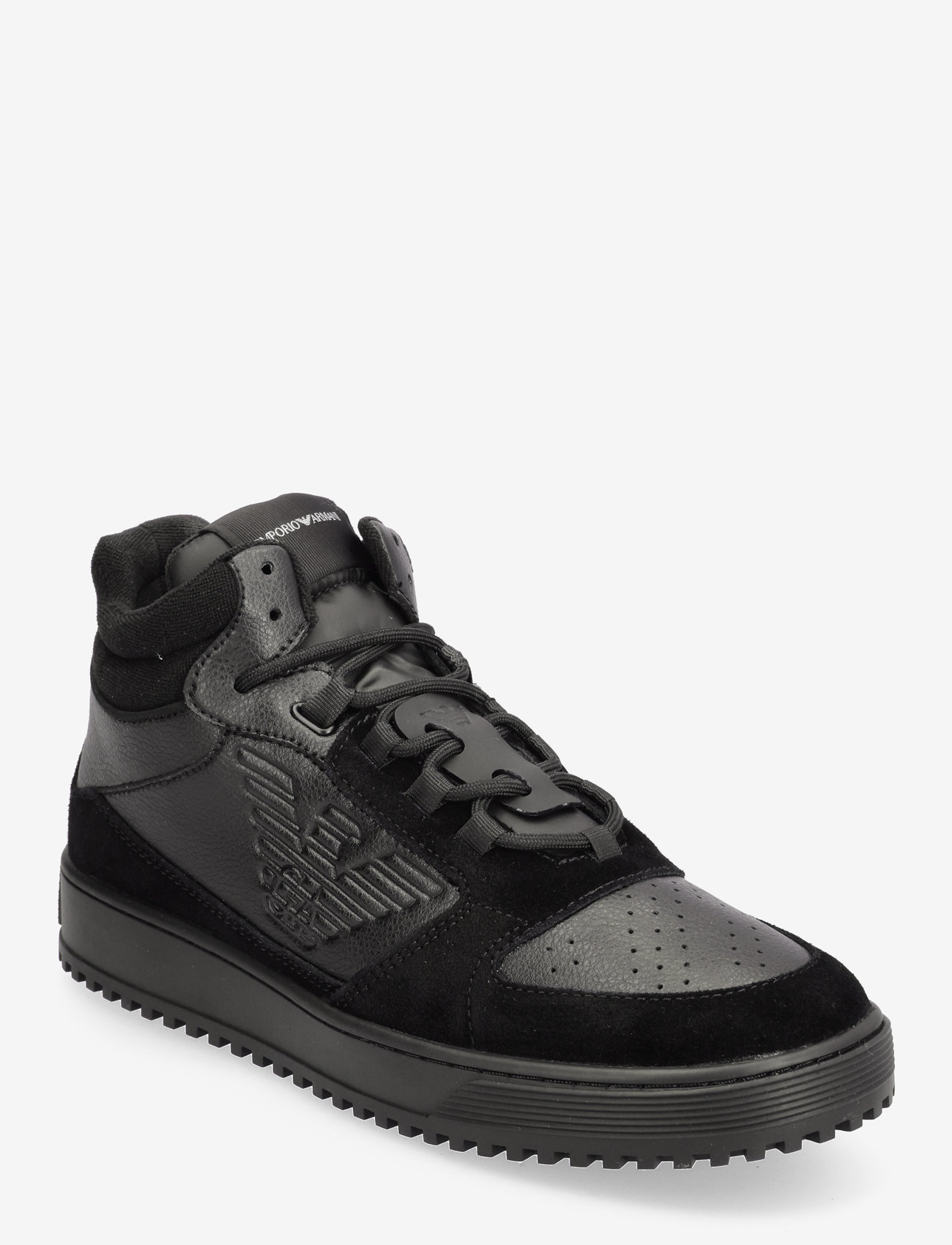 Emporio Armani - SNEAKER - hoog sneakers - black - 0