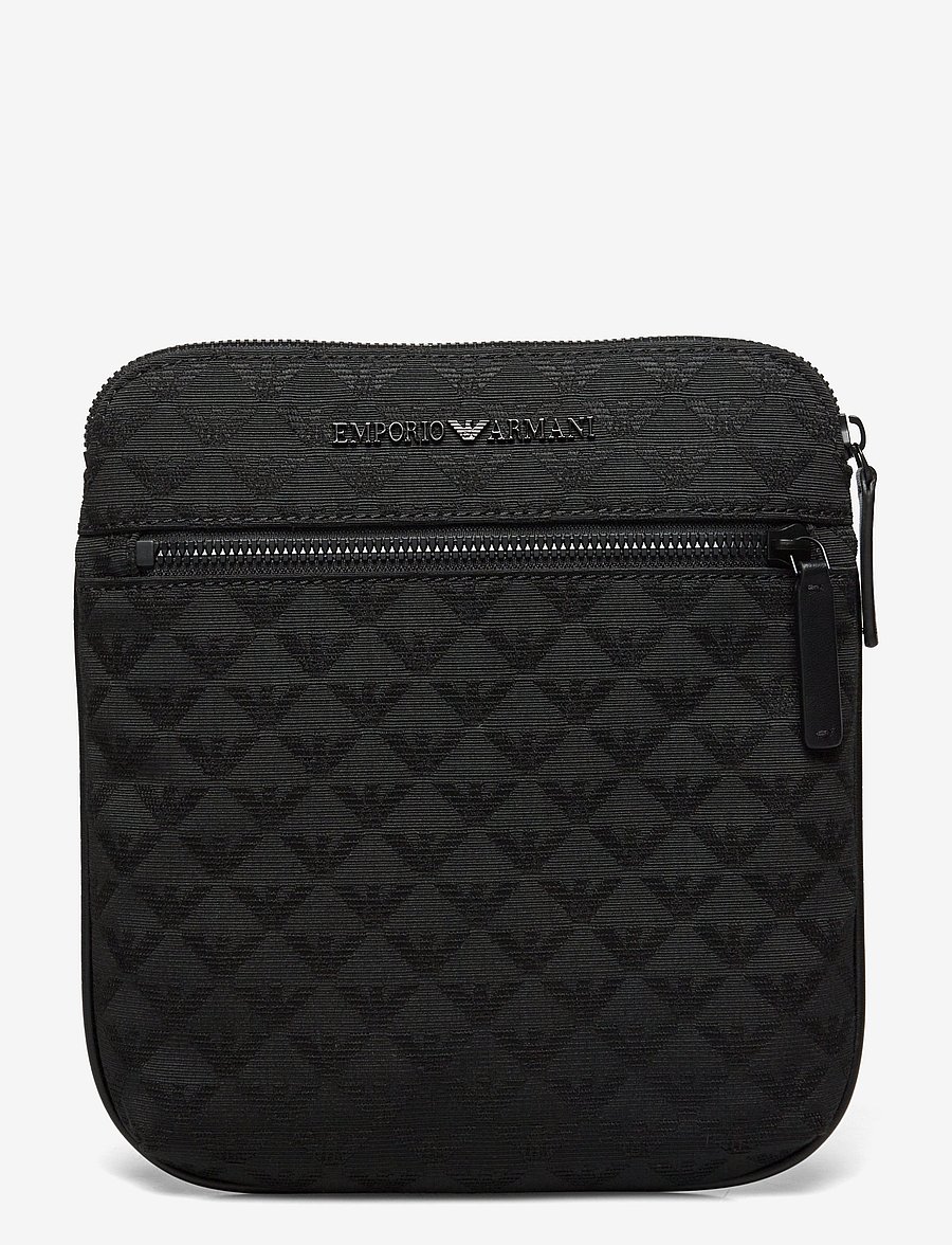 Emporio Armani - MESSENGER BAG - Õlakotid - black/black/black - 0