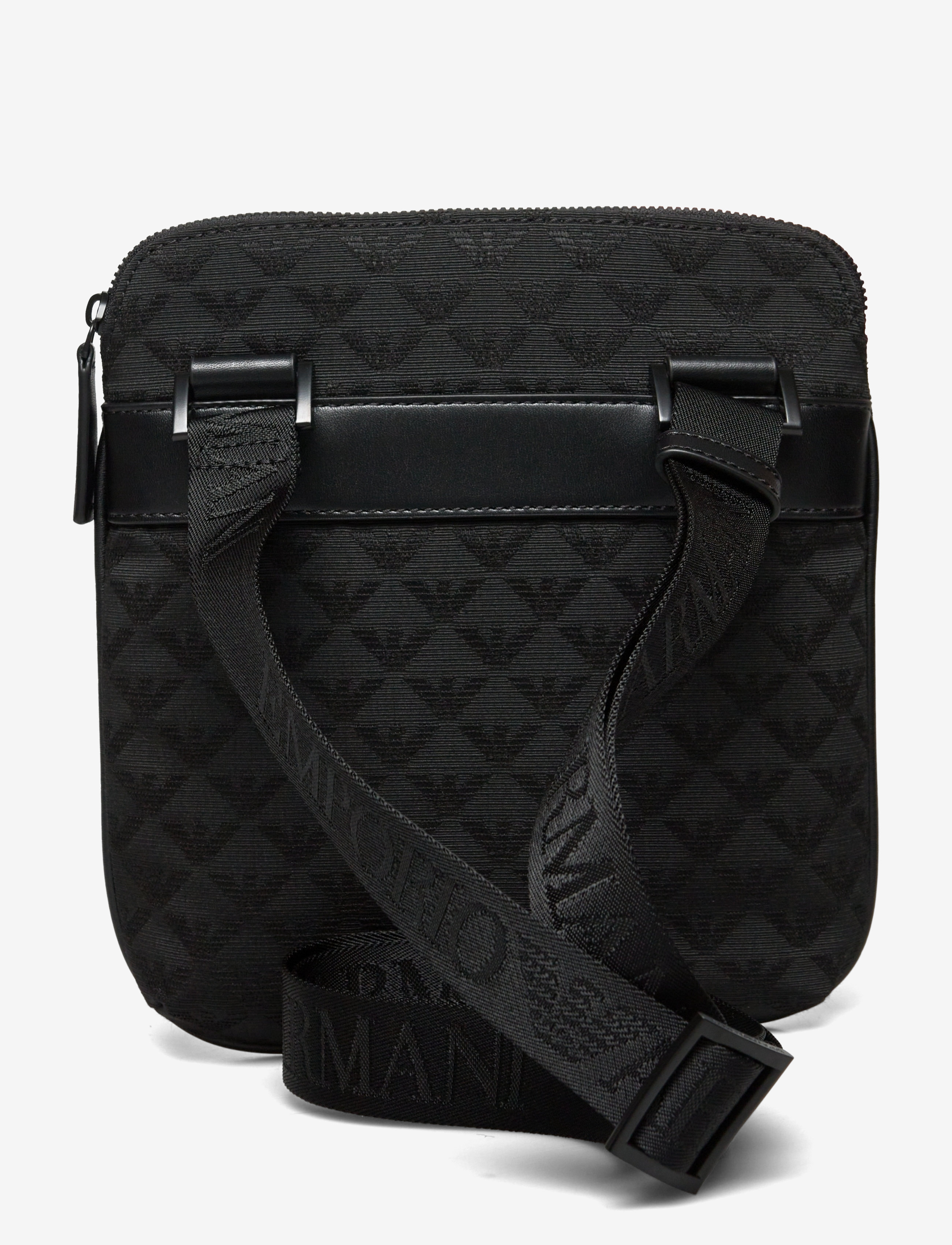Emporio Armani - MESSENGER BAG - Õlakotid - black/black/black - 1