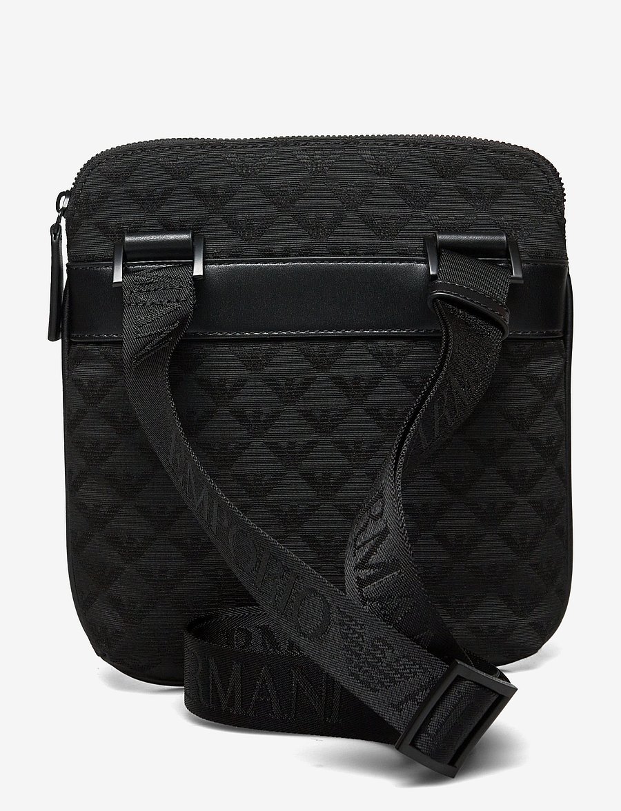 Emporio Armani - MESSENGER BAG - Õlakotid - black/black/black - 1