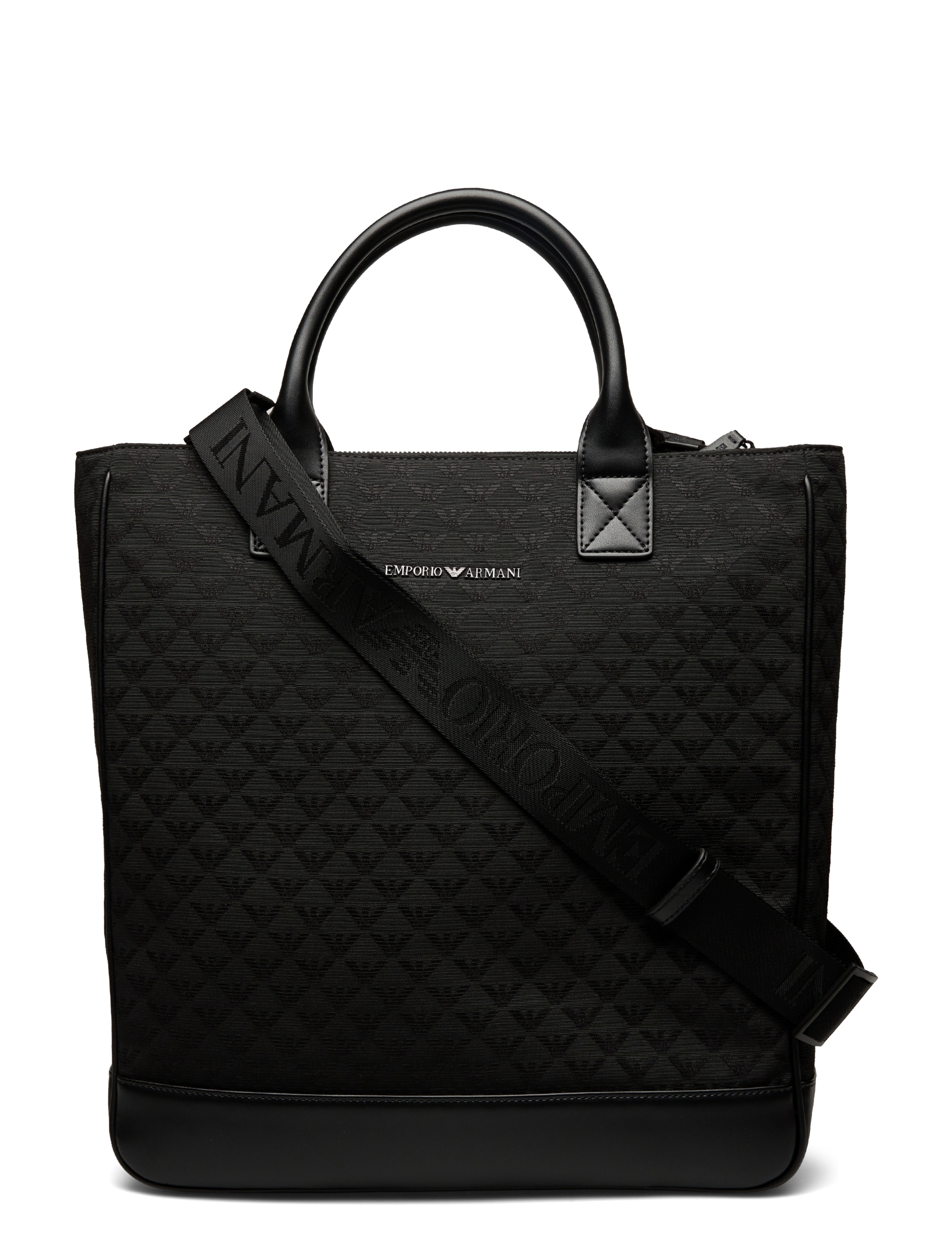 Emporio Armani SHOPPING BAG - Shoppers - BLACK/BLACK/BLACK / black