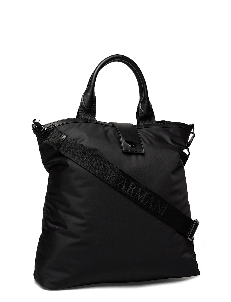 Emporio Armani Shopper Armani Tasche Schwarz Leder Emporio Armani