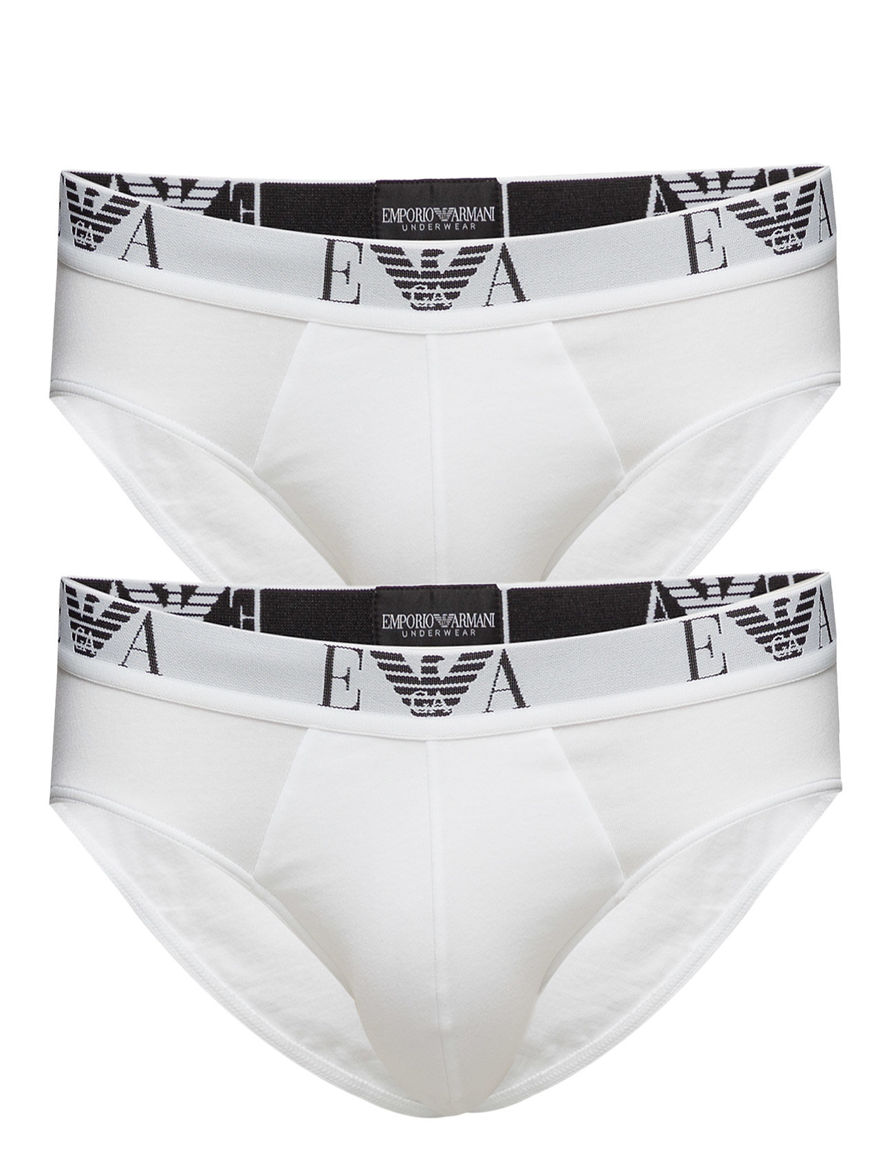 Emporio Armani Mens Knit 2Pack Brie - White - S