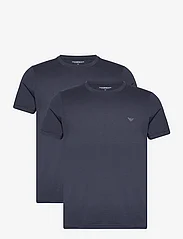 Emporio Armani - MEN'S KNIT 2PACK T-SHIRT - kortärmade t-shirts - 27435-marine/marine - 0