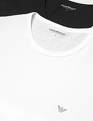 Emporio Armani - MEN'S KNIT 2-PACK T-SHIRT - lühikeste varrukatega t-särgid - 07620-bianco/nero - 1