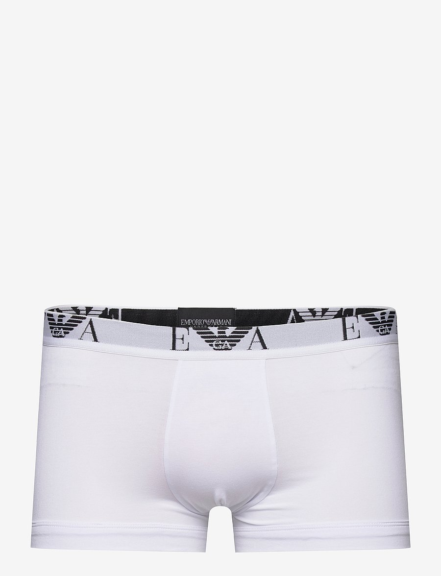 Emporio Armani - MEN'S KNIT 3PACK TRUNK - multipakk aluspüksid - 16510-bianco/bianco/bianco - 2