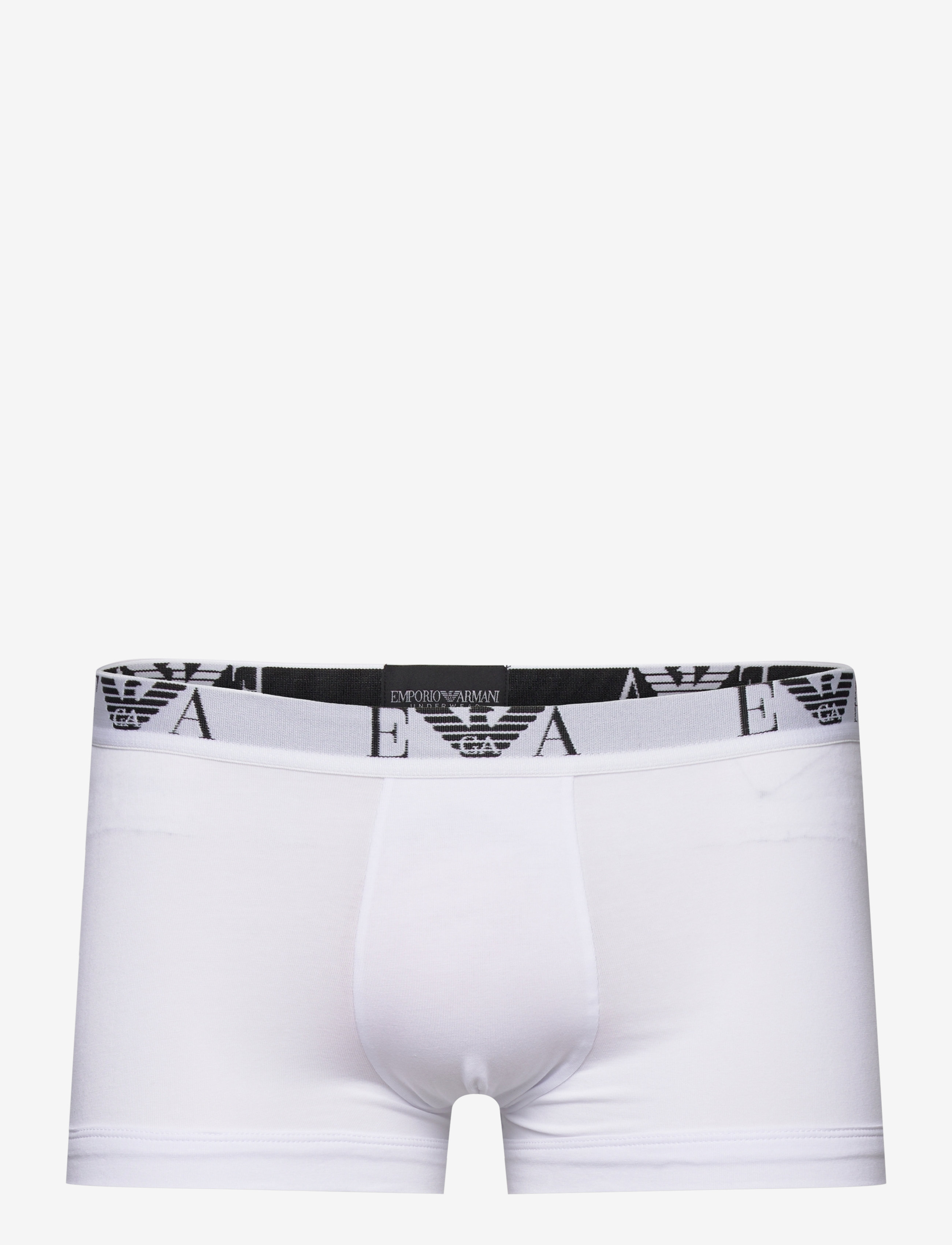 Emporio Armani - MEN'S KNIT 3PACK TRUNK - unterhosen im multipack - 16510-bianco/bianco/bianco - 2