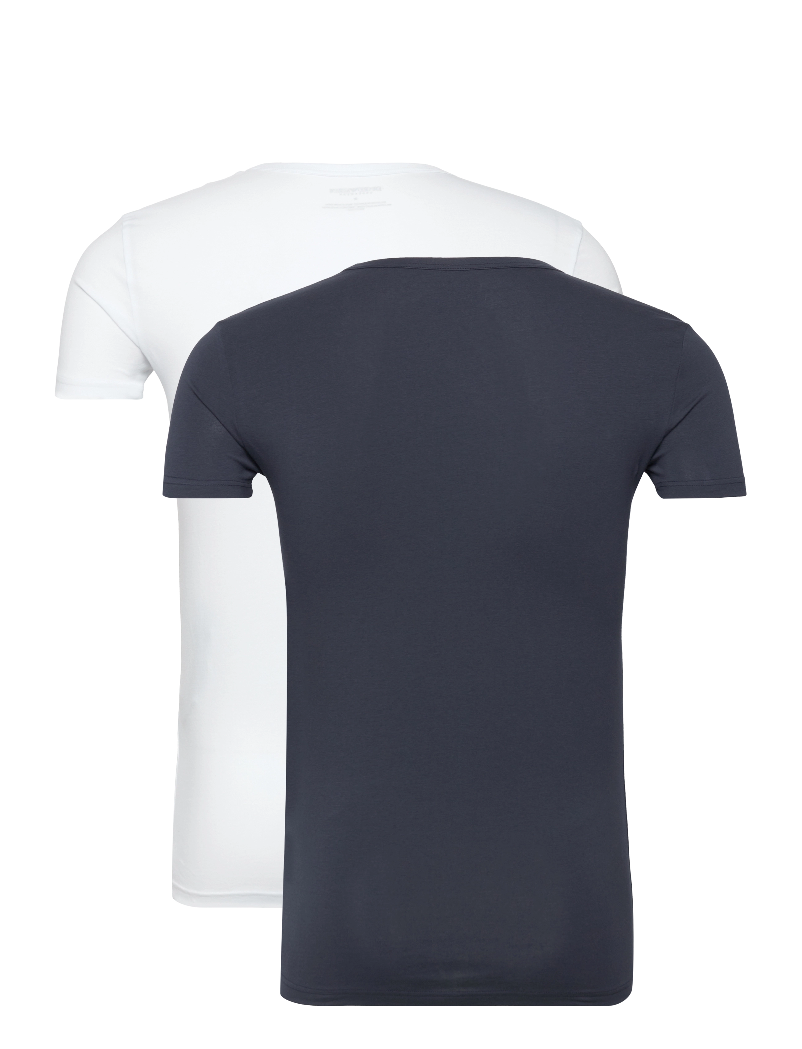 Emporio Armani - MENS KNIT 2PACK T-SHIRTS - 10410-bianco/marine - 1