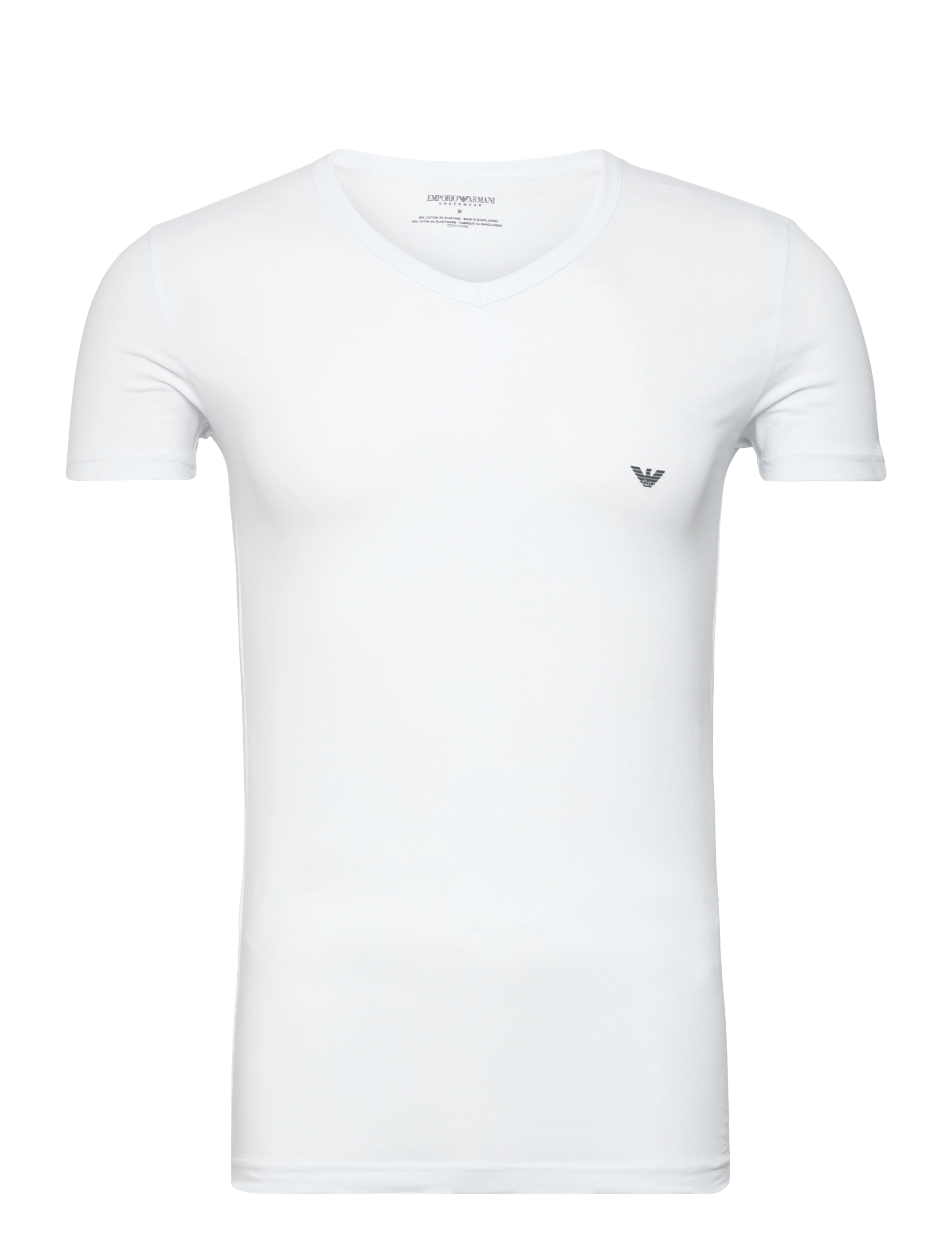Emporio Armani - MENS KNIT 2PACK T-SHIRTS - 10410-bianco/marine - 2
