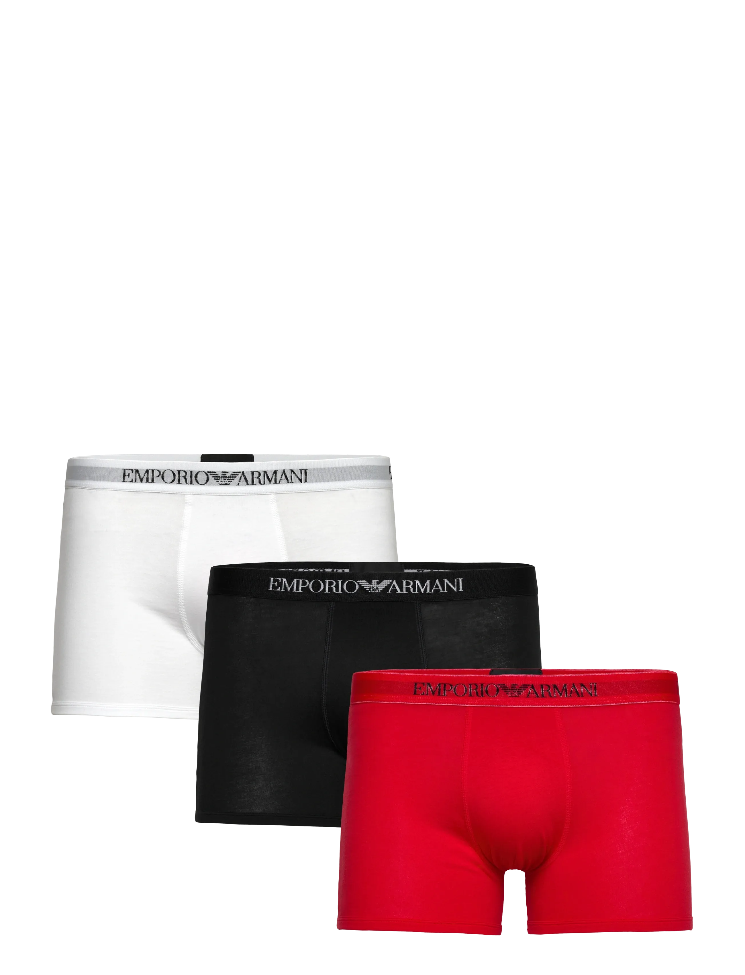 Emporio Armani UNDERWEAR BOXER - Pesu - BIANCO/ROSSO/NERO / white