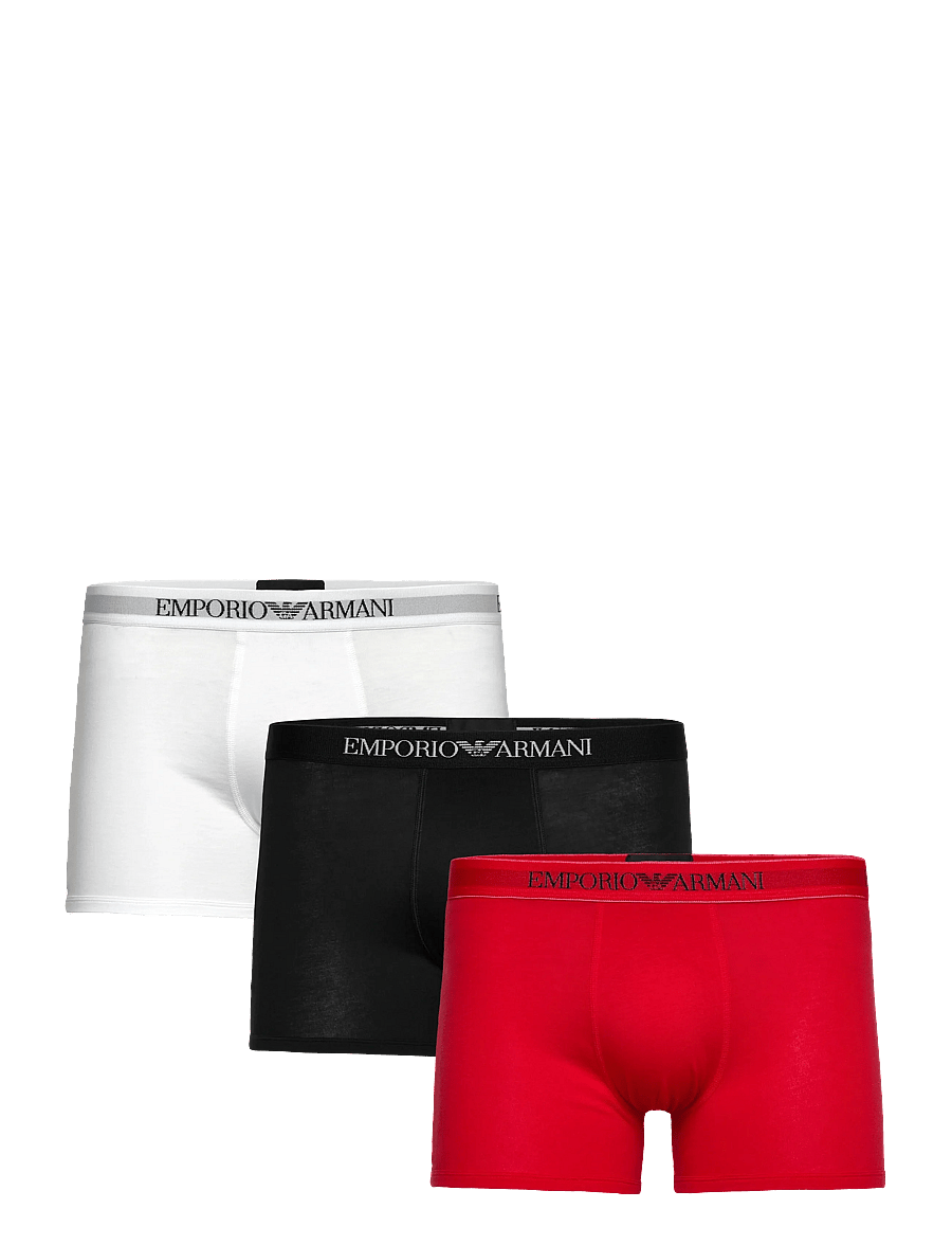 Emporio Armani - UNDERWEAR BOXER - unterhosen im multipack - bianco/rosso/nero - 0