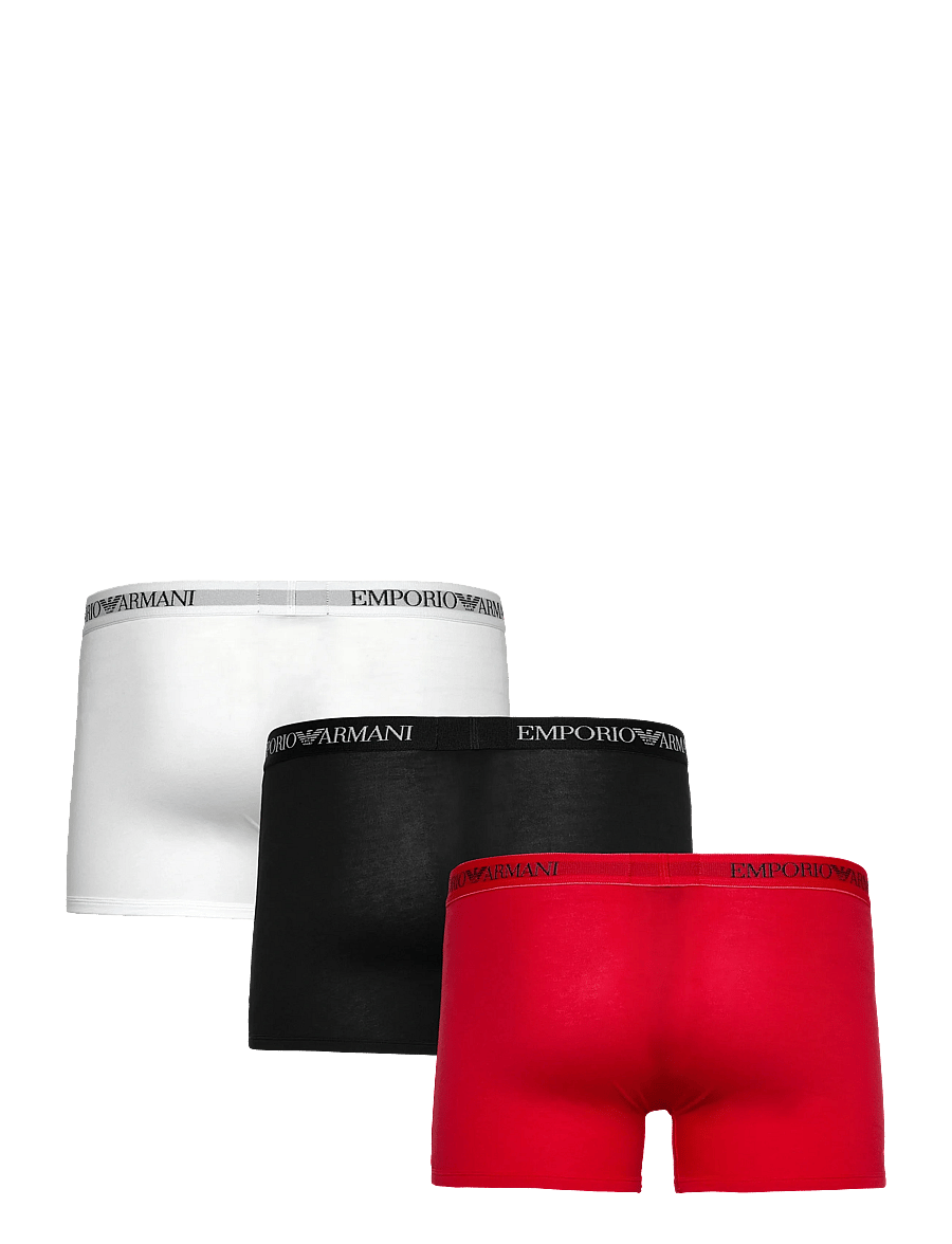 Emporio Armani - UNDERWEAR BOXER - unterhosen im multipack - bianco/rosso/nero - 1