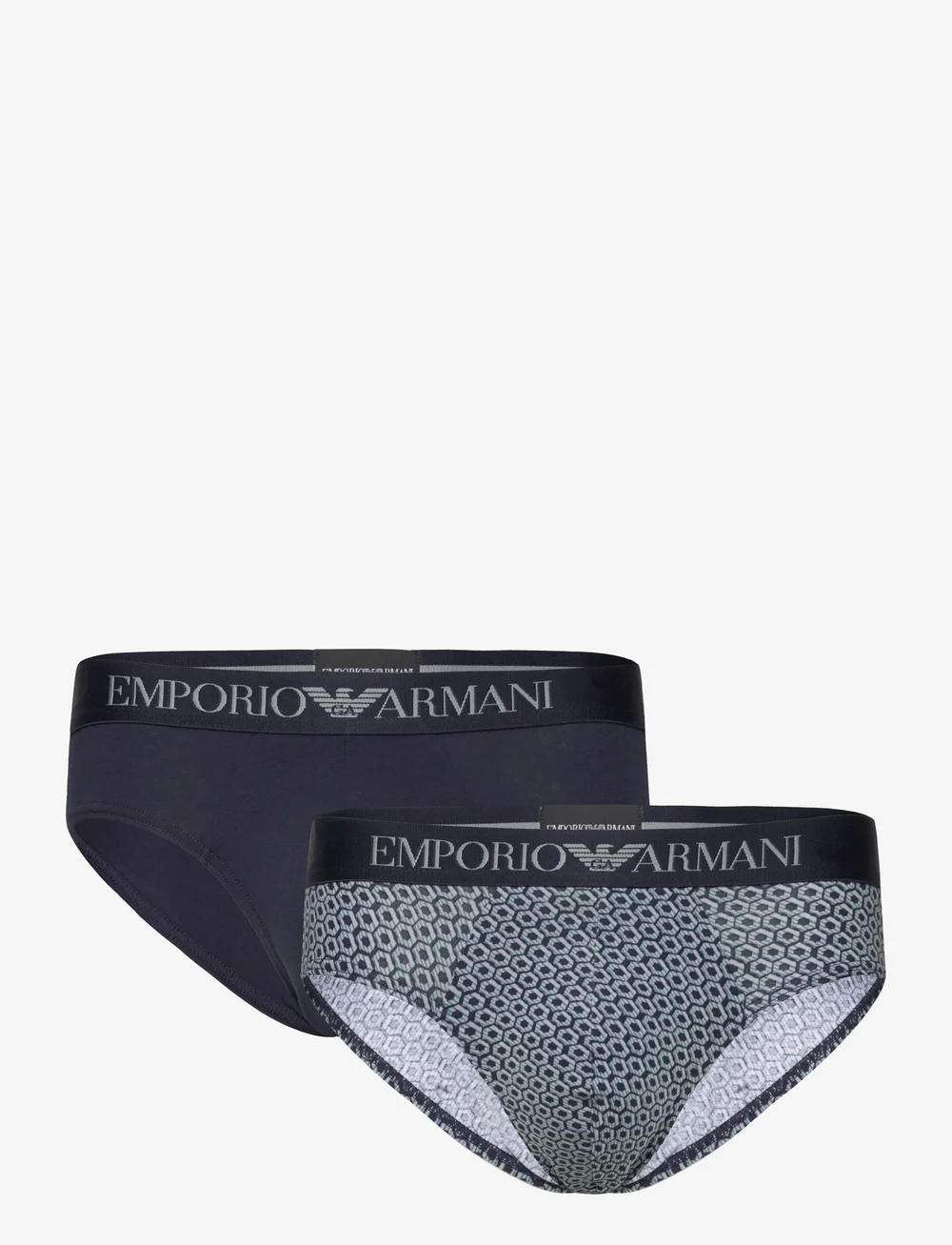 Emporio Armani Men's Knit 2-pack Brief - Briefs 