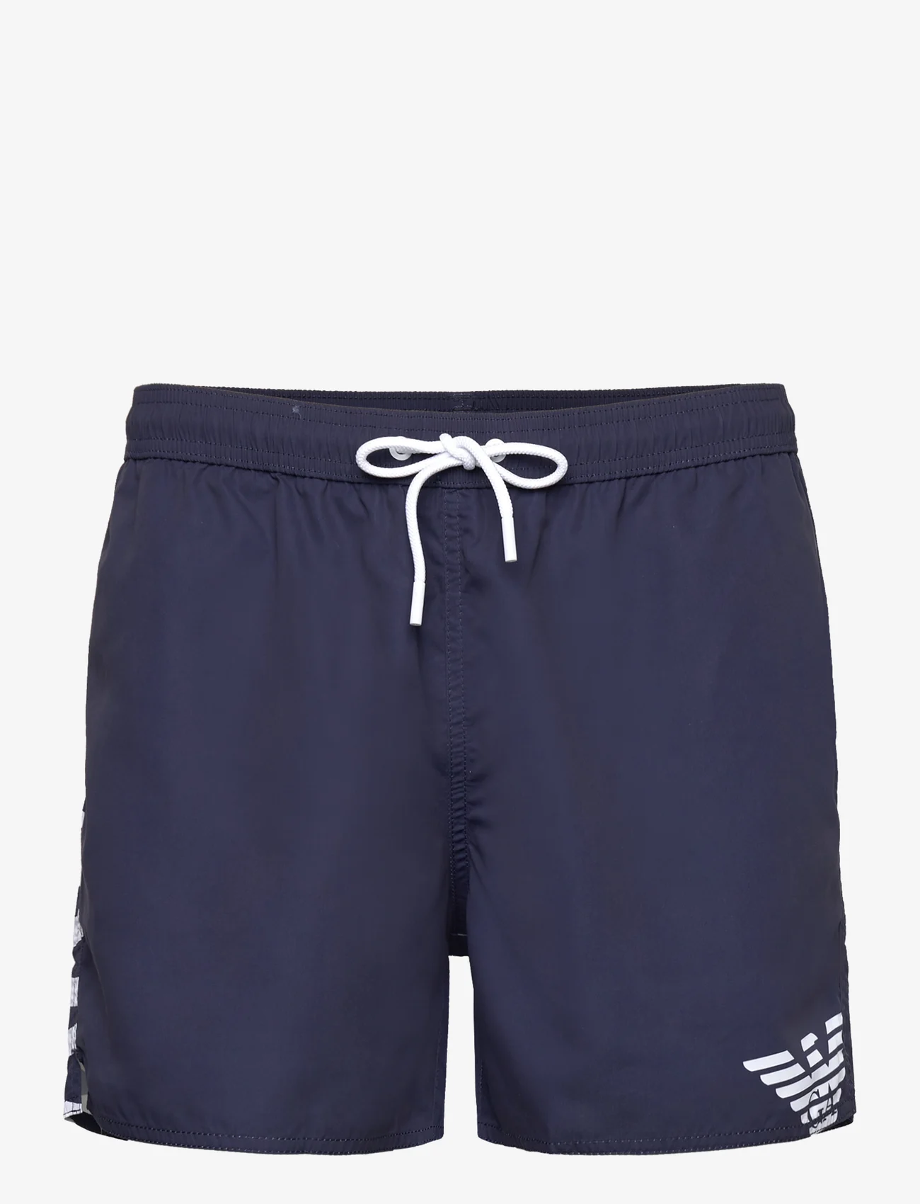 Emporio Armani - BOXER - swim shorts - 49336-blu/logo verticale - 0