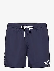 Emporio Armani - BOXER - maudymosi šortai - 49336-blu/logo verticale - 0