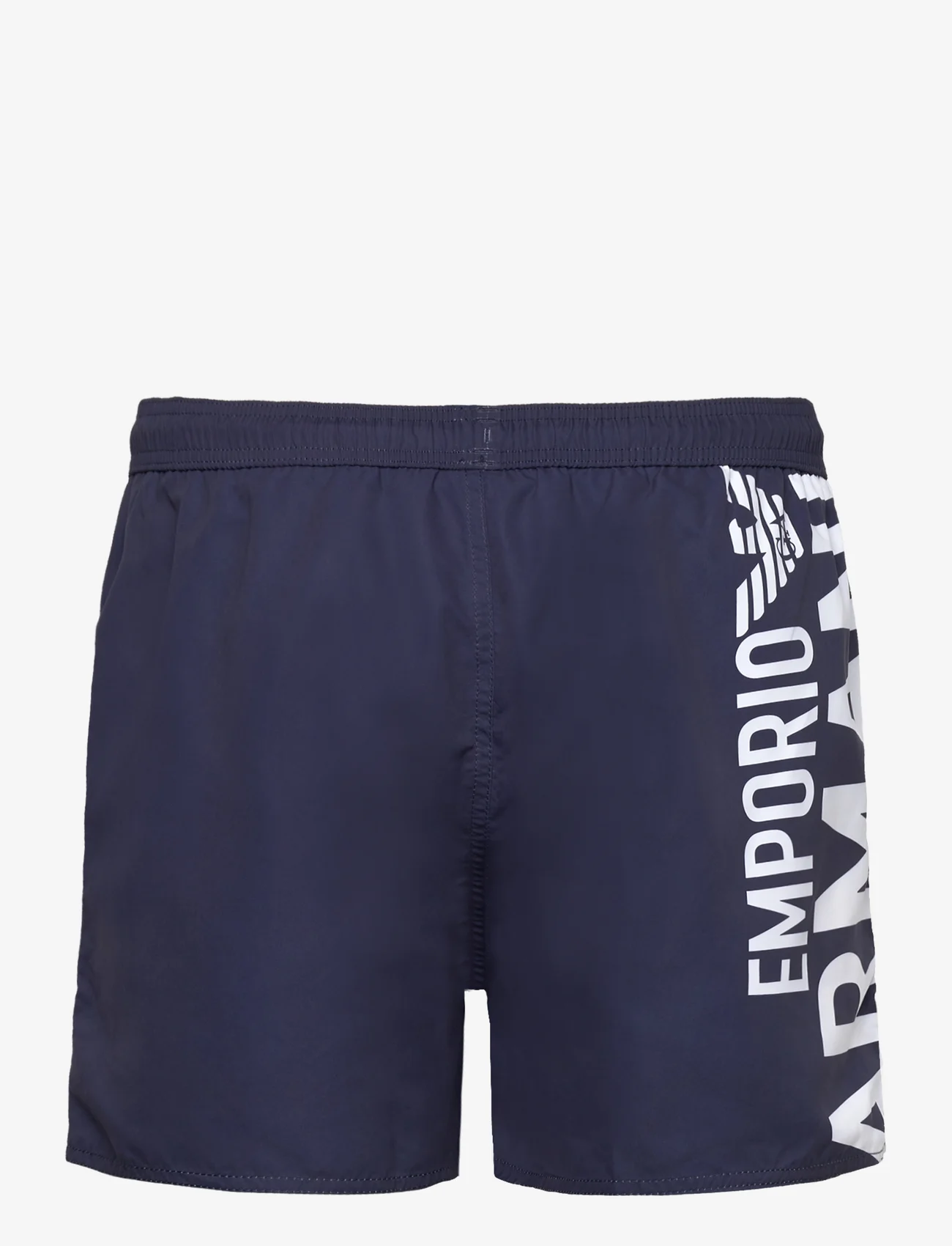 Emporio Armani - BOXER - uimashortsit - 49336-blu/logo verticale - 1