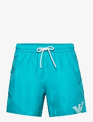 Emporio Armani - BOXER - swim shorts - 22732-turchese/logo vertic - 0