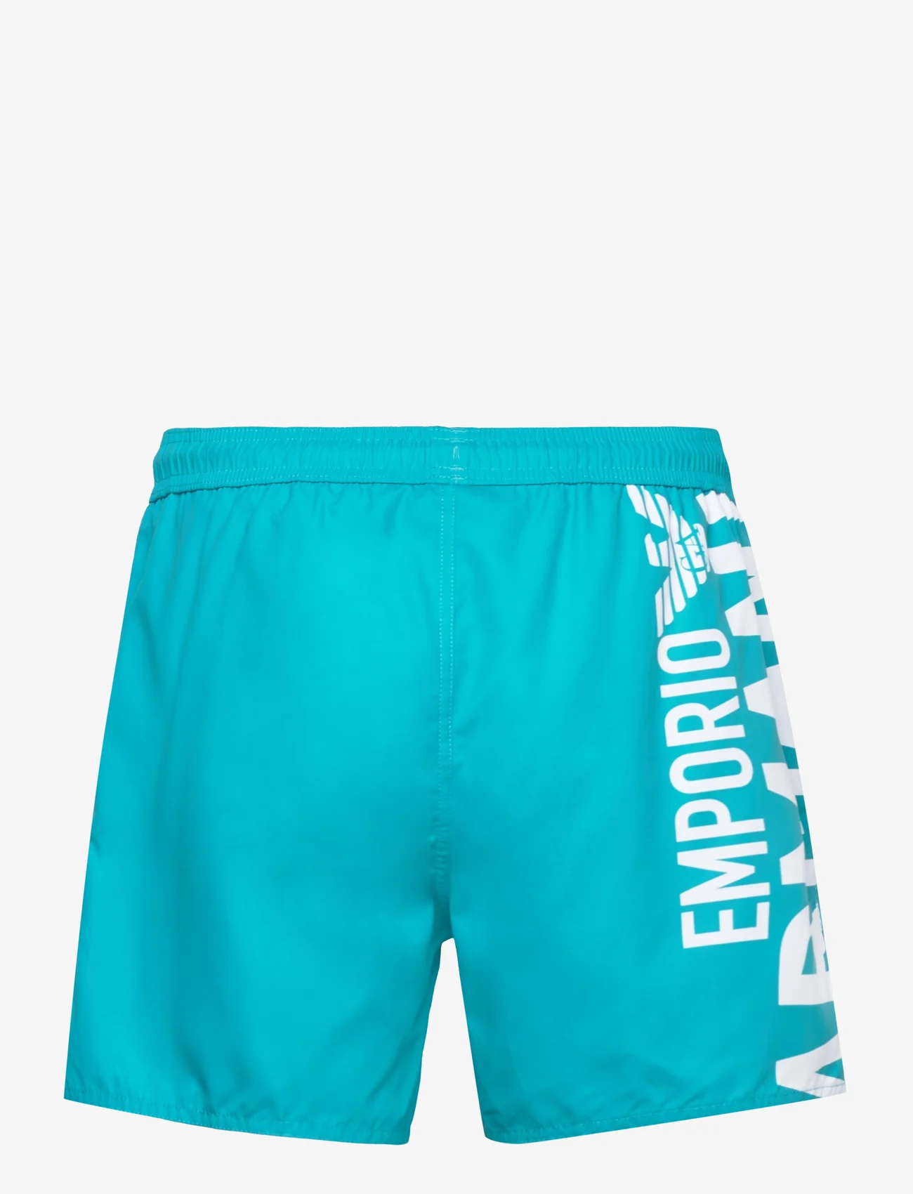 Emporio Armani - BOXER - swim shorts - 22732-turchese/logo vertic - 1