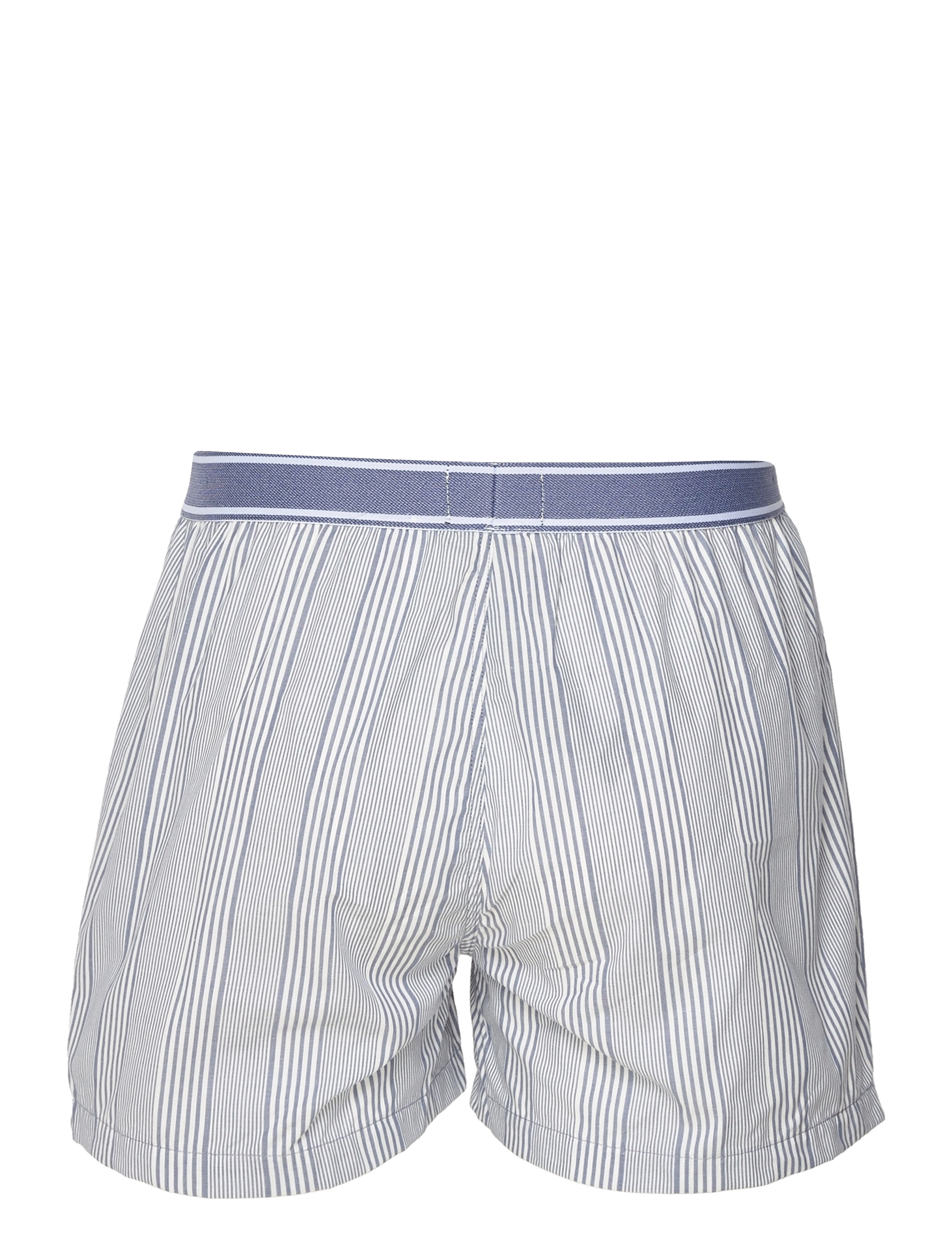 Emporio Armani - MEN'S WOVEN PYJAMAS - bianco/indigo rigato - 3