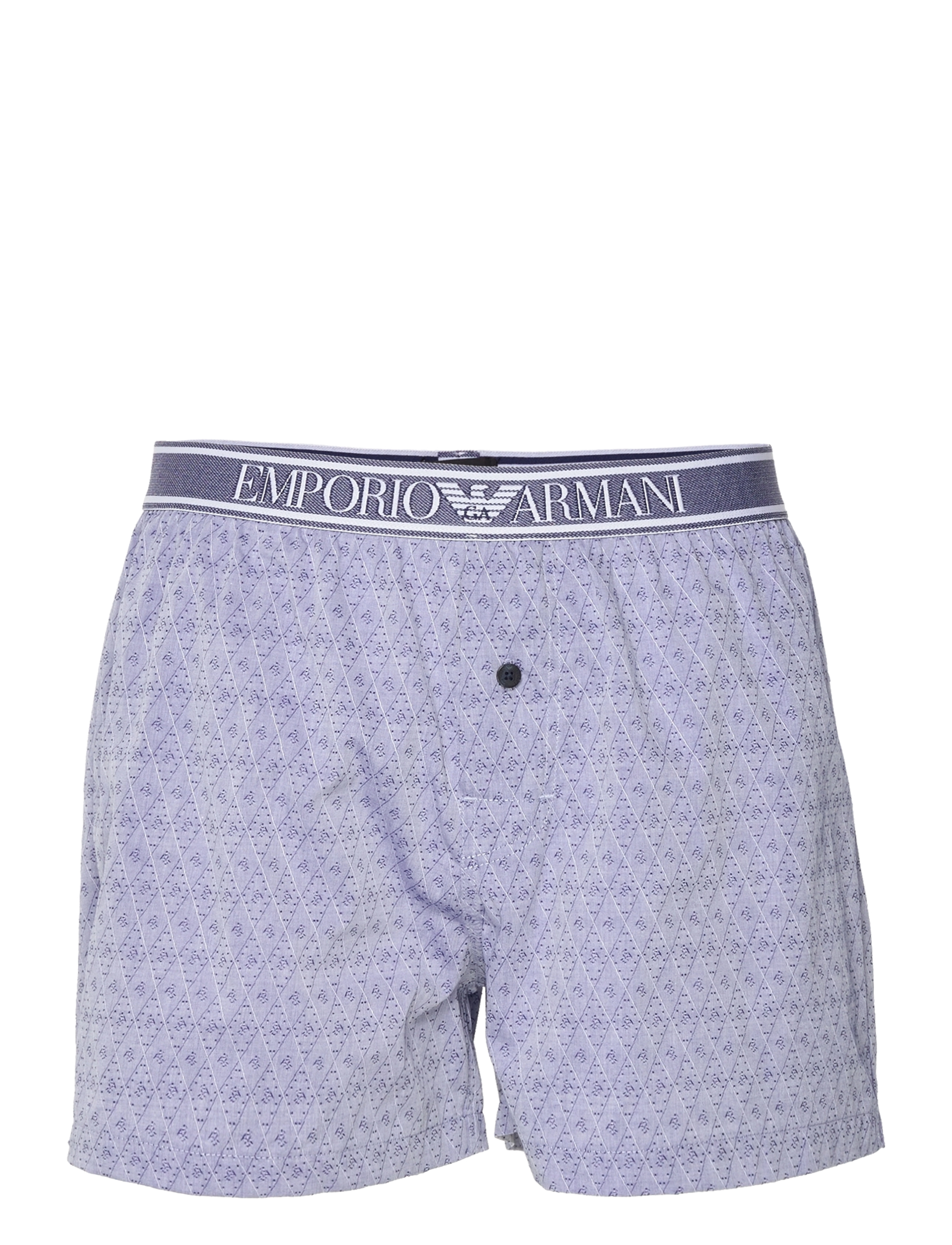 Emporio Armani - MEN'S WOVEN PYJAMAS - rombo azzurro/blu - 2