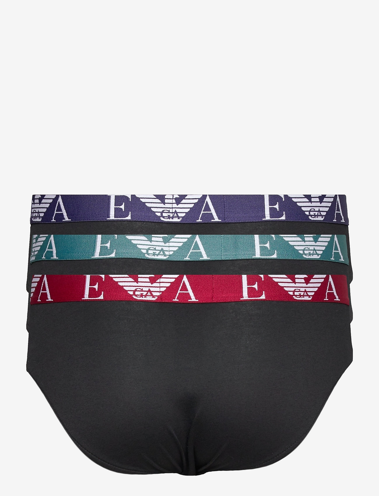 Emporio Armani - MEN'S KNIT 3-PACK BRIEF - nero/nero/nero - 1