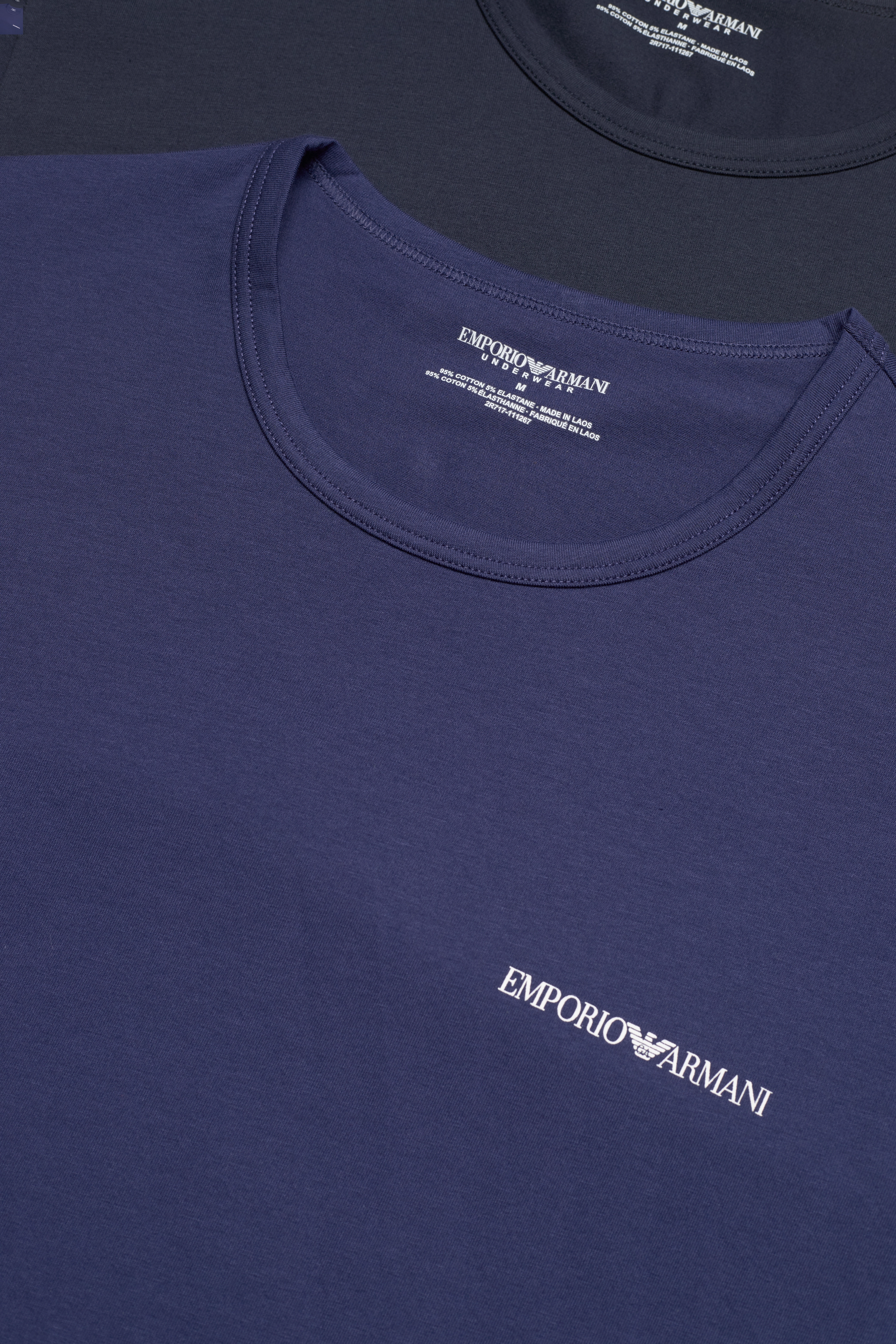 Emporio Armani - MEN'S KNIT 2-PACK T-SHIRT - marine/blu copiativo - 1