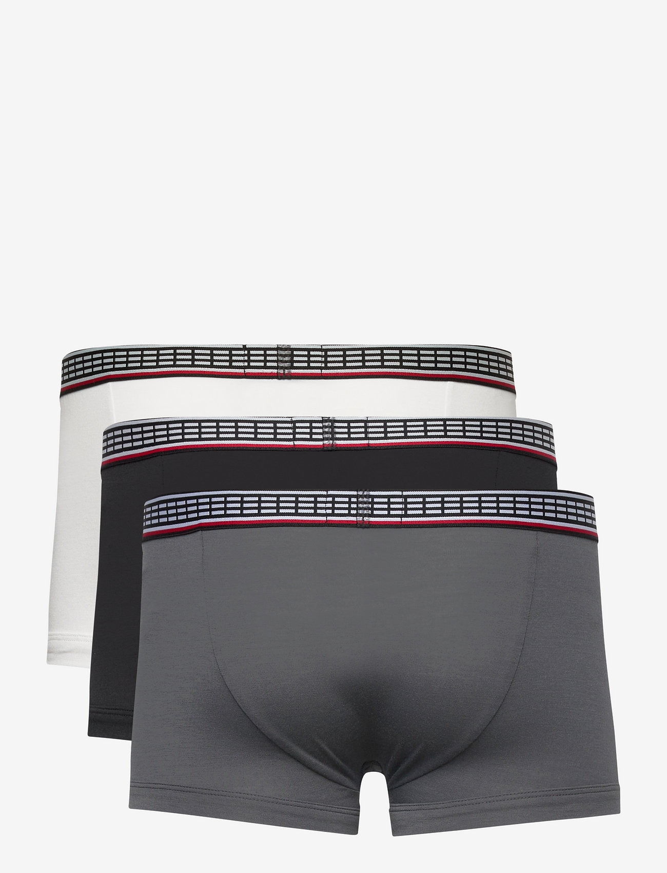 Emporio Armani - MEN'S KNIT 3-PACK TRUNK - nero/antracite/bianc - 3