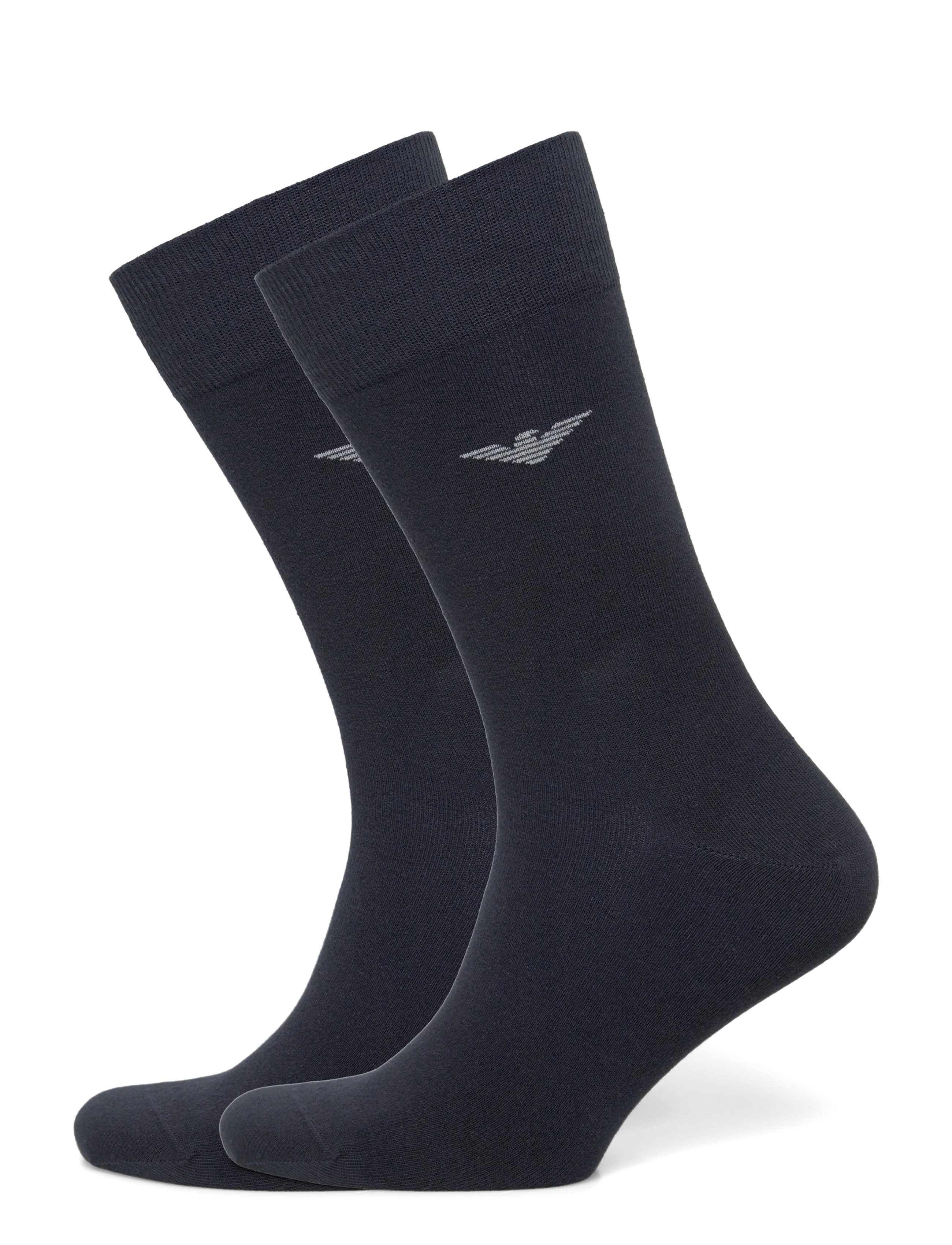 Emporio Armani Men's Knit Short Socks, One Size, Marineblau - Regular Männerswear