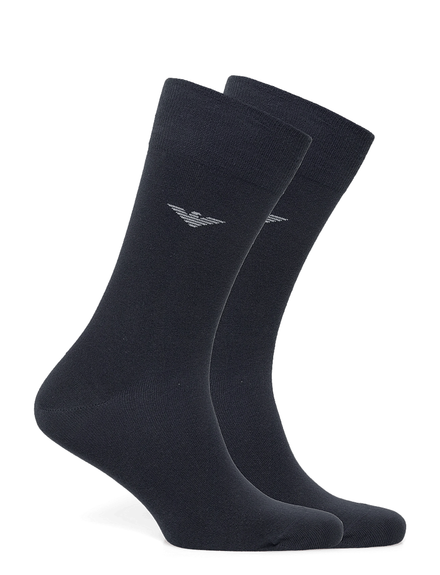 Emporio Armani - MEN'S KNIT SHORT SOCKS - sokker - 00135-marine - 1