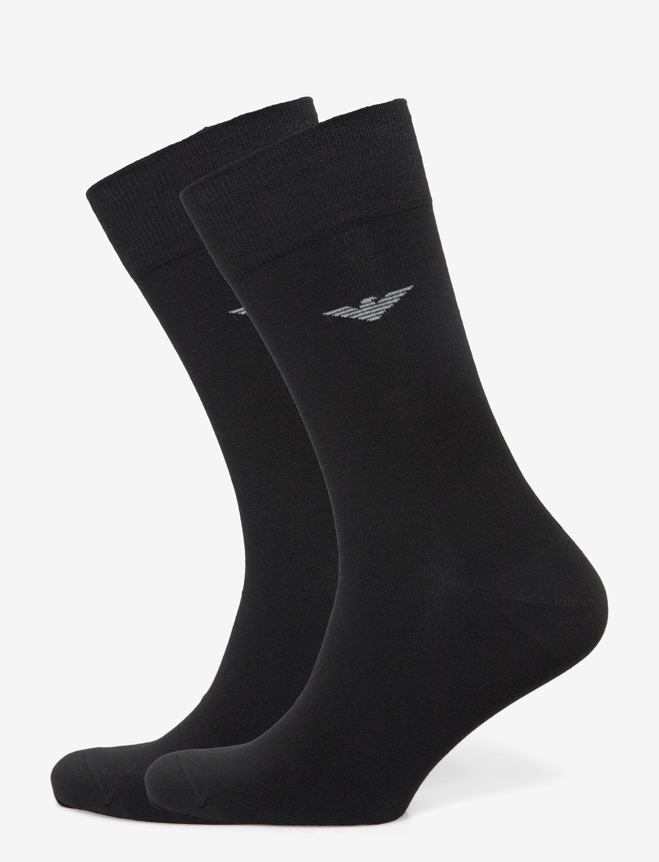Emporio Armani - MEN'S KNIT SHORT SOCKS - vanliga strumpor - 00220-nero - 0