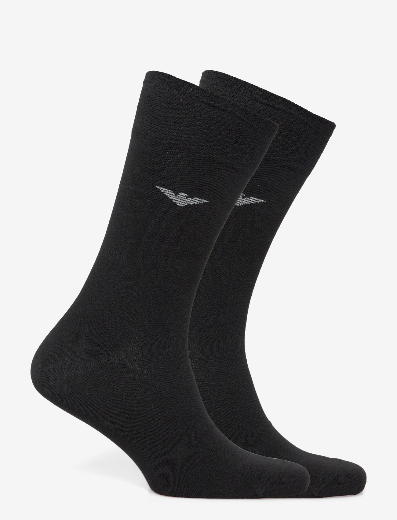 Emporio Armani - MEN'S KNIT SHORT SOCKS - vanliga strumpor - 00220-nero - 1