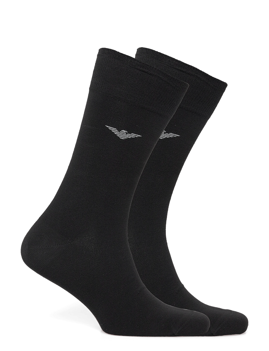 Emporio Armani - MEN'S KNIT SHORT SOCKS - sokker - 00220-nero - 1