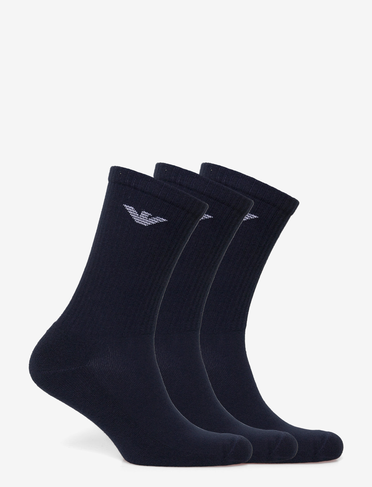 Emporio Armani - MEN'S KNIT SHORT SOCKS - sokker - 00135-marine - 1