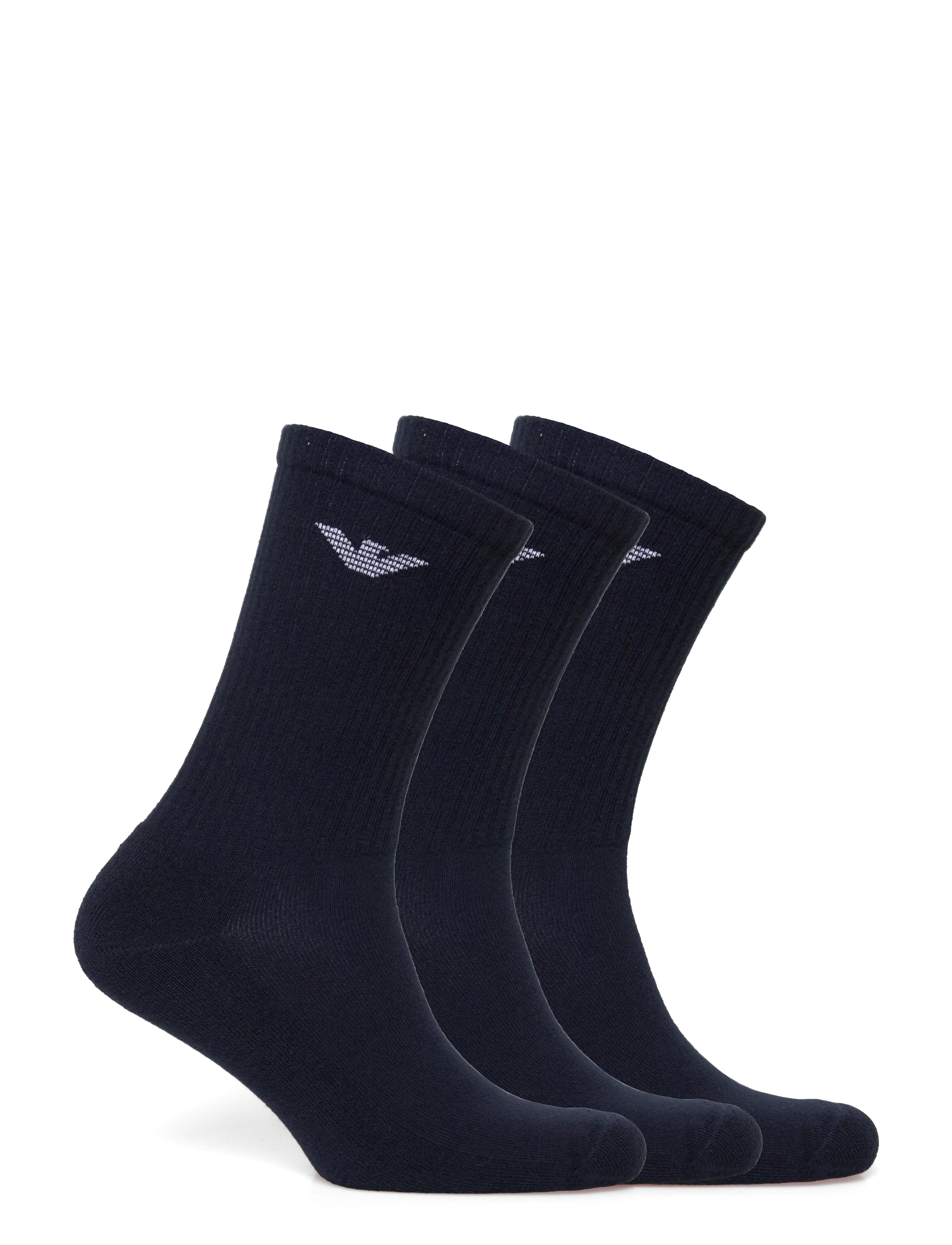Emporio Armani - MEN'S KNIT SHORT SOCKS - sokker - 00135-marine - 1