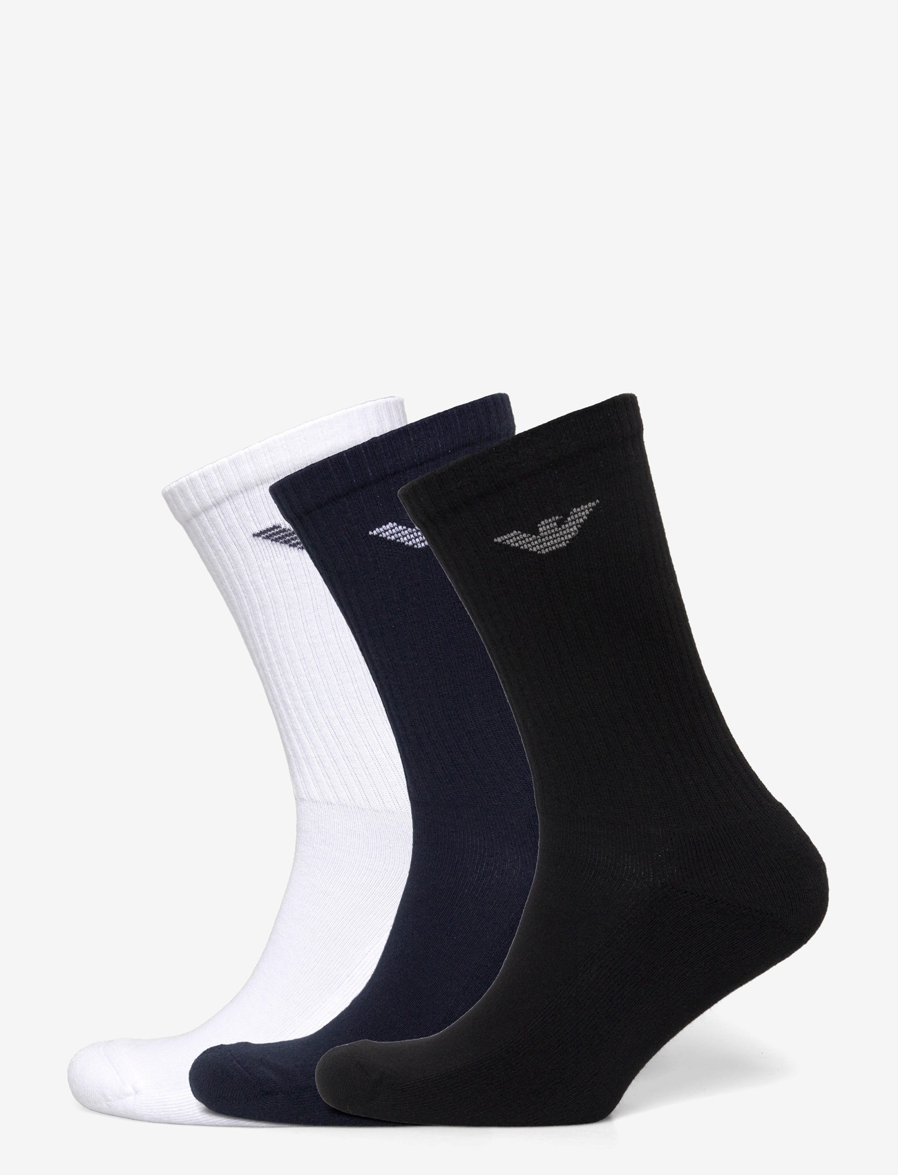 Emporio Armani - MEN'S KNIT SHORT SOCKS - klassikalised sokid - 00997-multicolor - 0