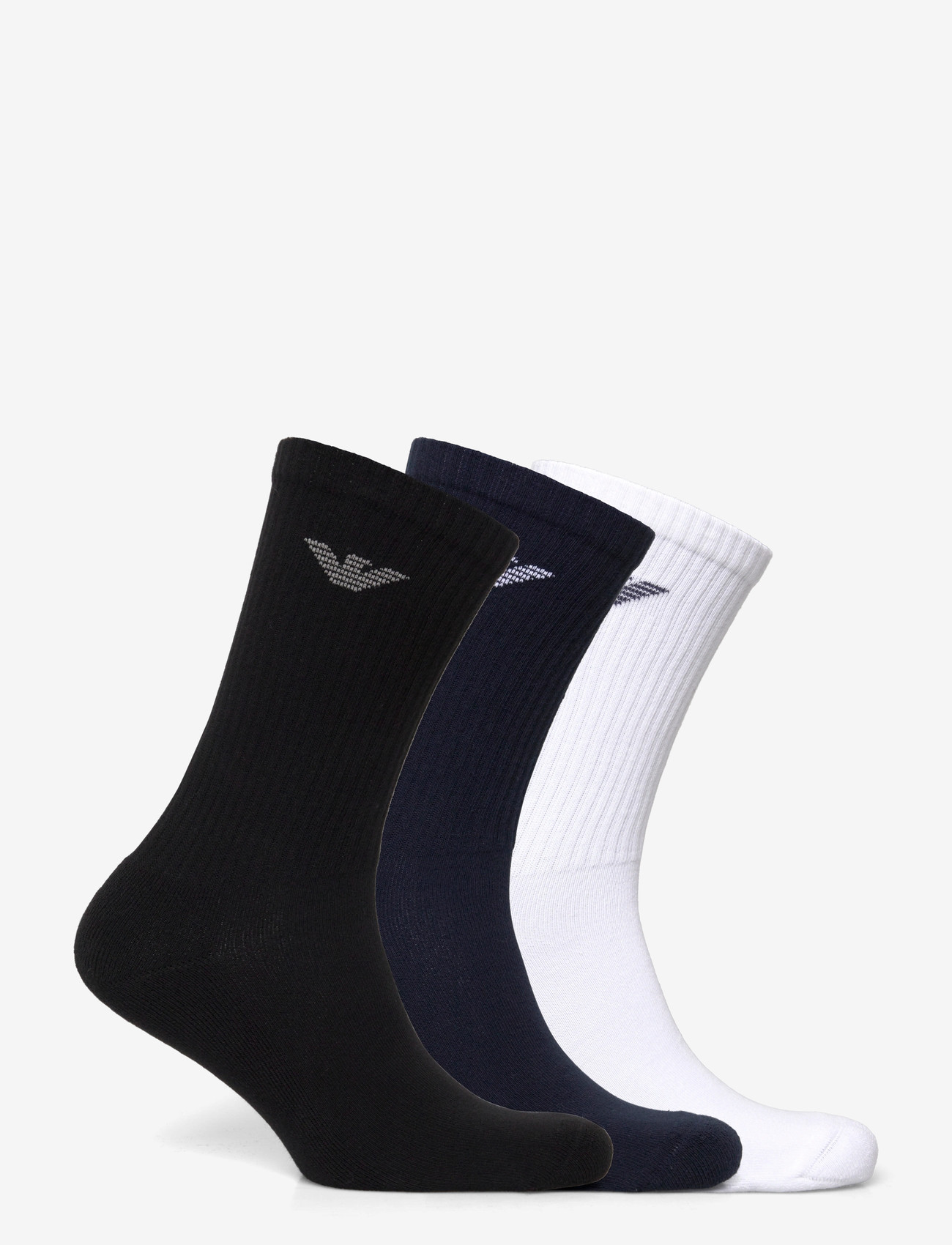 Emporio Armani - MEN'S KNIT SHORT SOCKS - klassikalised sokid - 00997-multicolor - 1